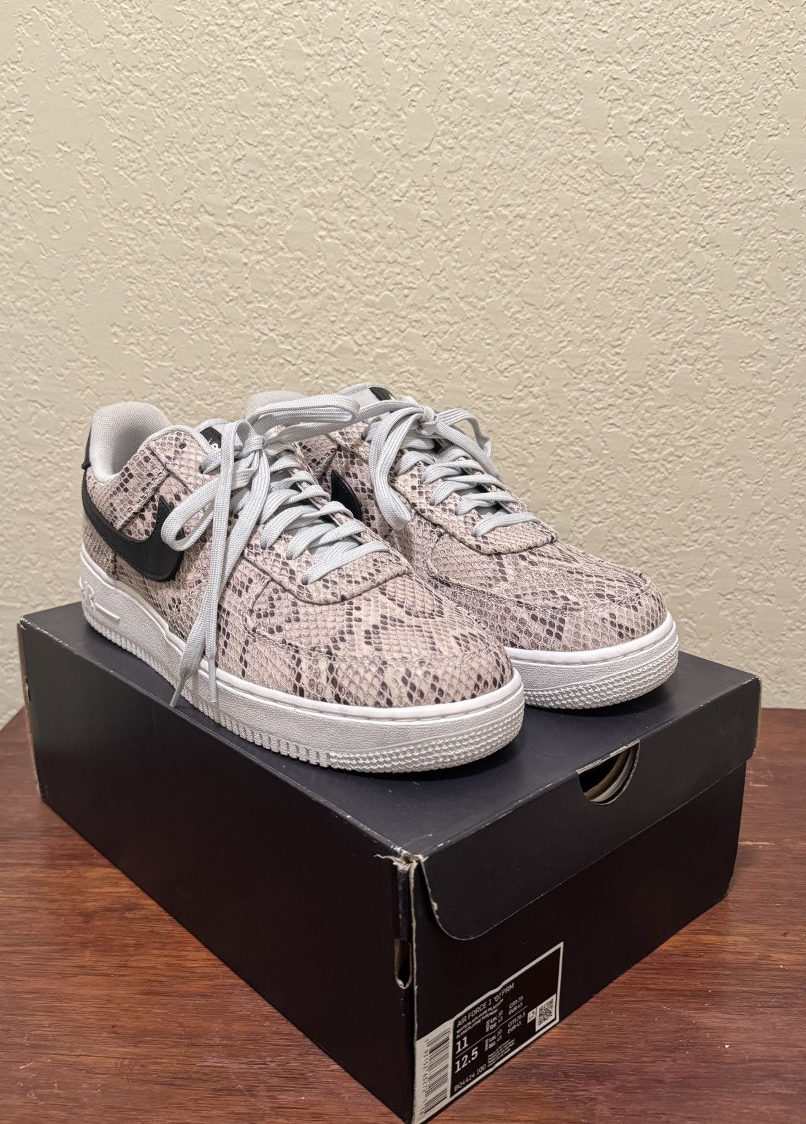 Nike Nike Air Force 1 Low “Snakeskin” (2019) Size US 11 / EU 44 - 5 Thumbnail