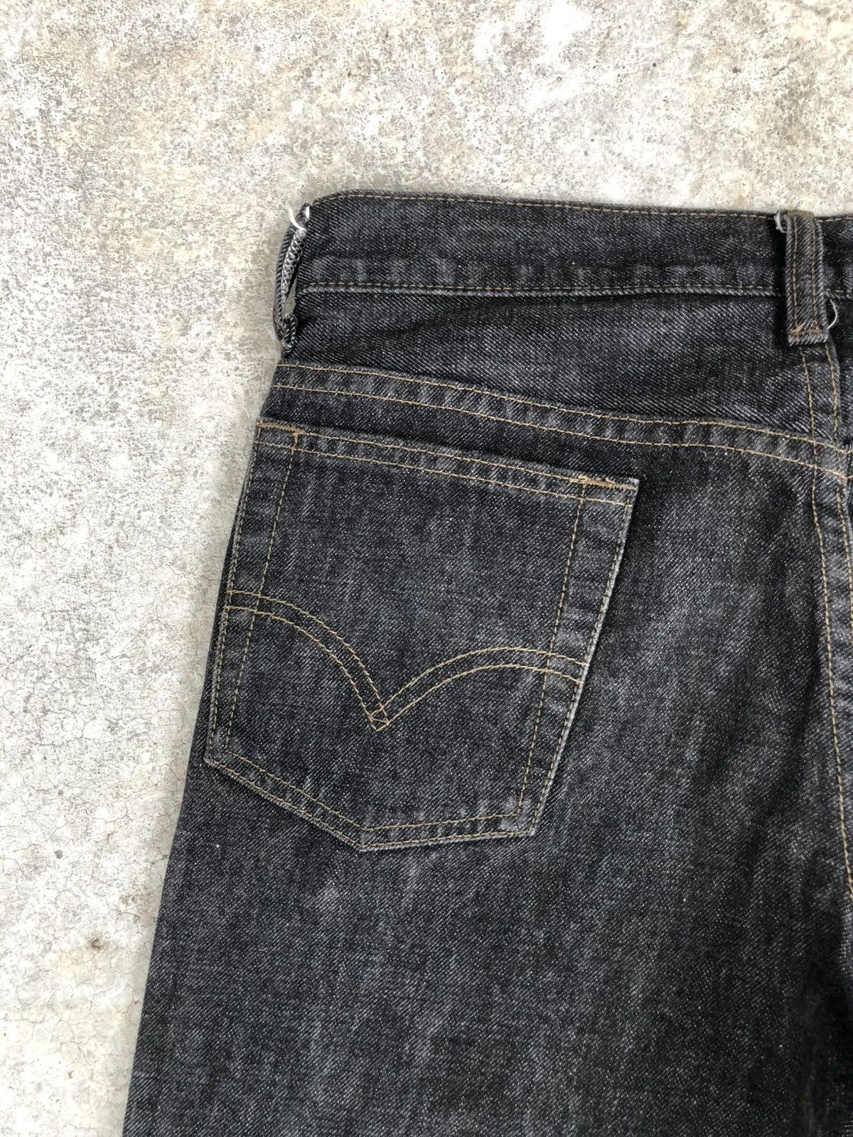 If Six Was Nine Y2k Levis 517 Flared Jeans Distressed Denim Size US 30 / EU 46 - 15 Thumbnail