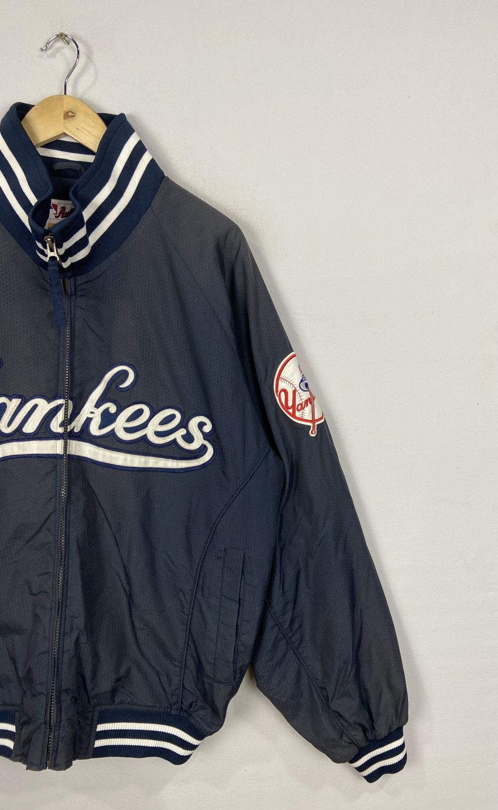 New York Yankees × Vintage VINTAGE YANKEES NY BASEBALL JACKET Size US L / EU 52-54 / 3 - 2 Thumbnail