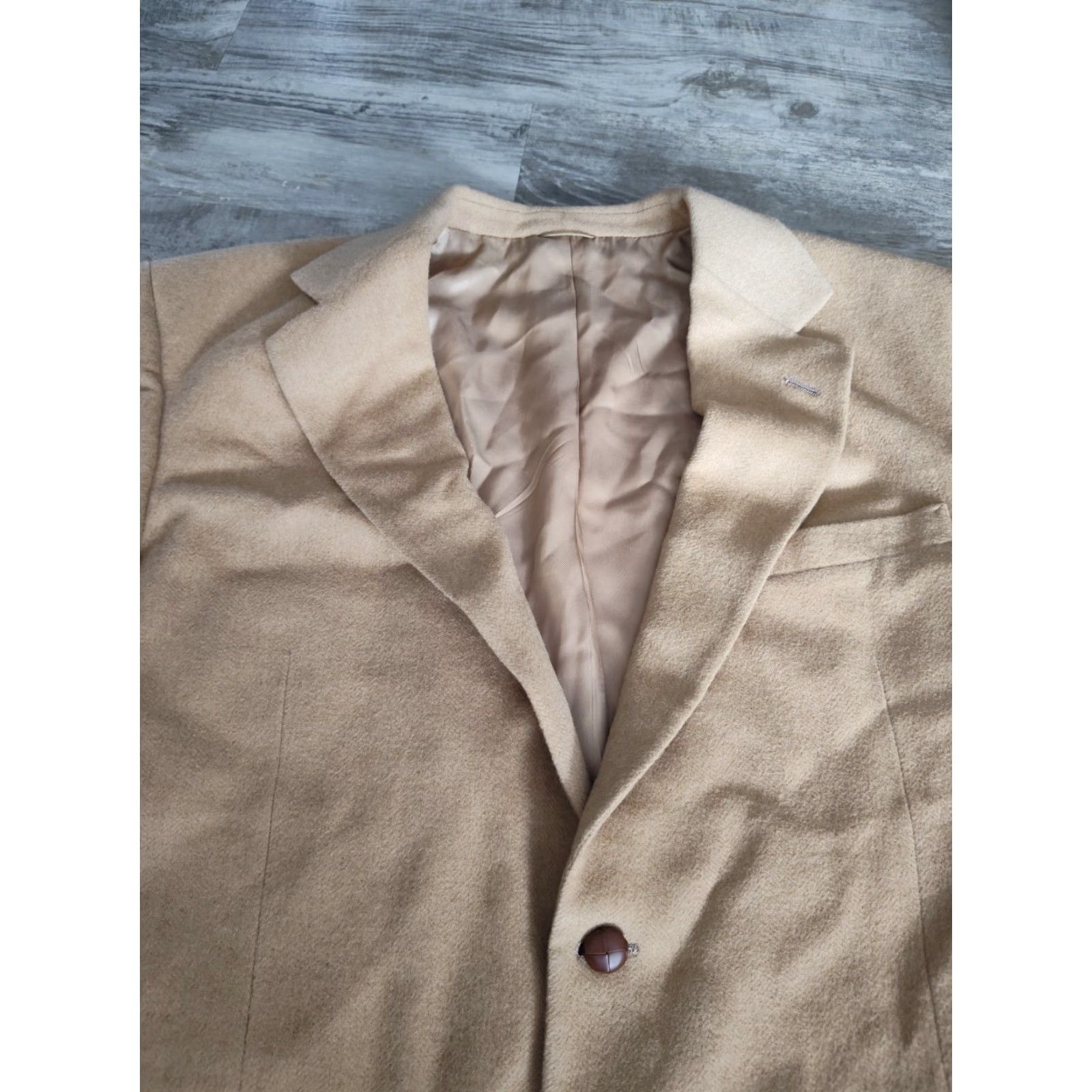 Polo Ralph Lauren Vintage Polo Ralph Lauren University Club Men’s Camel Hair Tan Blazer Jacket 46R USA Size US XXL / EU 58 / 5 - 5 Thumbnail