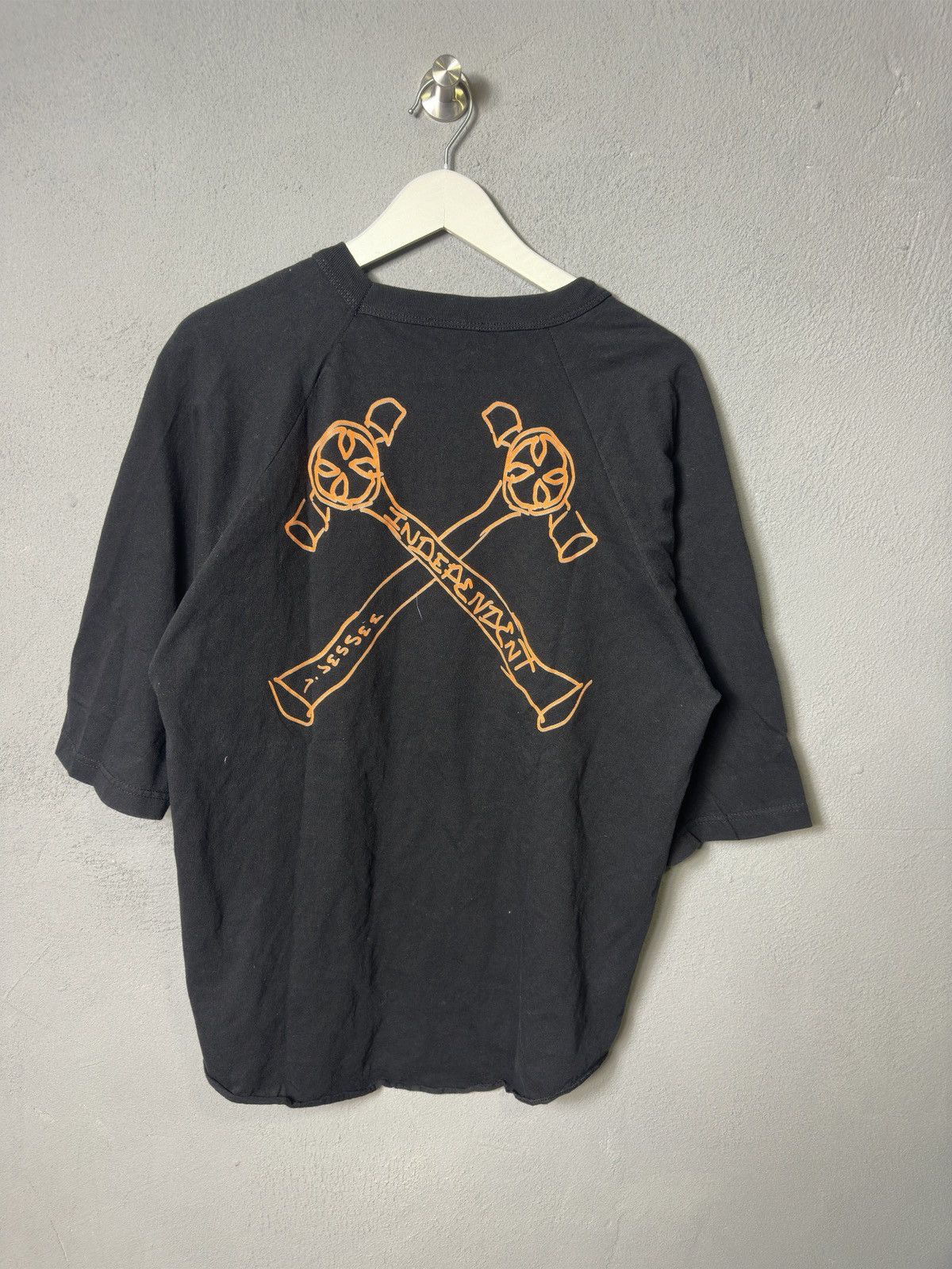 Vintage Independent Trucks T Shirt Mens Medium Black Skate