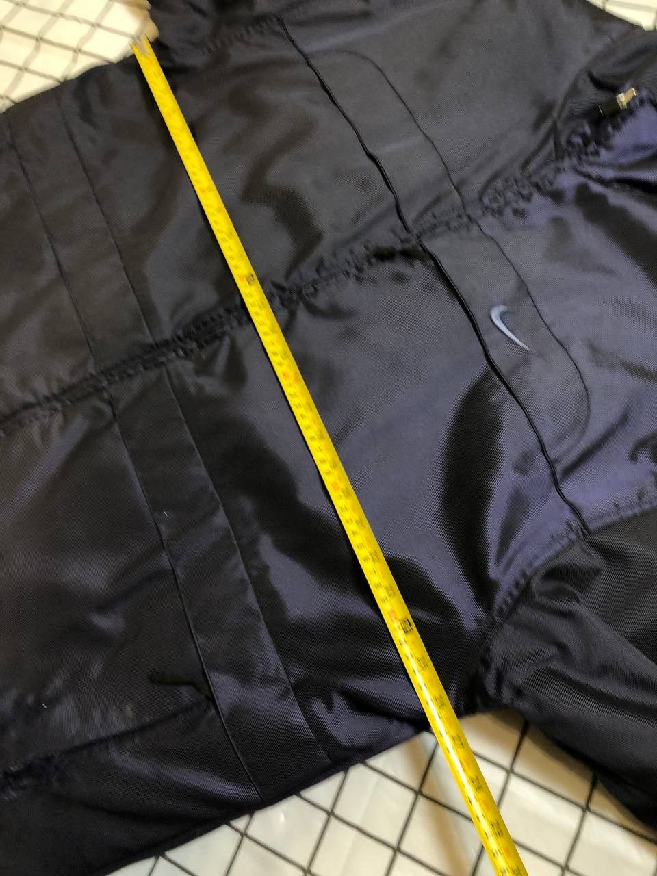Nike Vintage 90's Nike Big Swoosh Logo Drill Parka Jacket Y2K Size US L / EU 52-54 / 3 - 11 Thumbnail