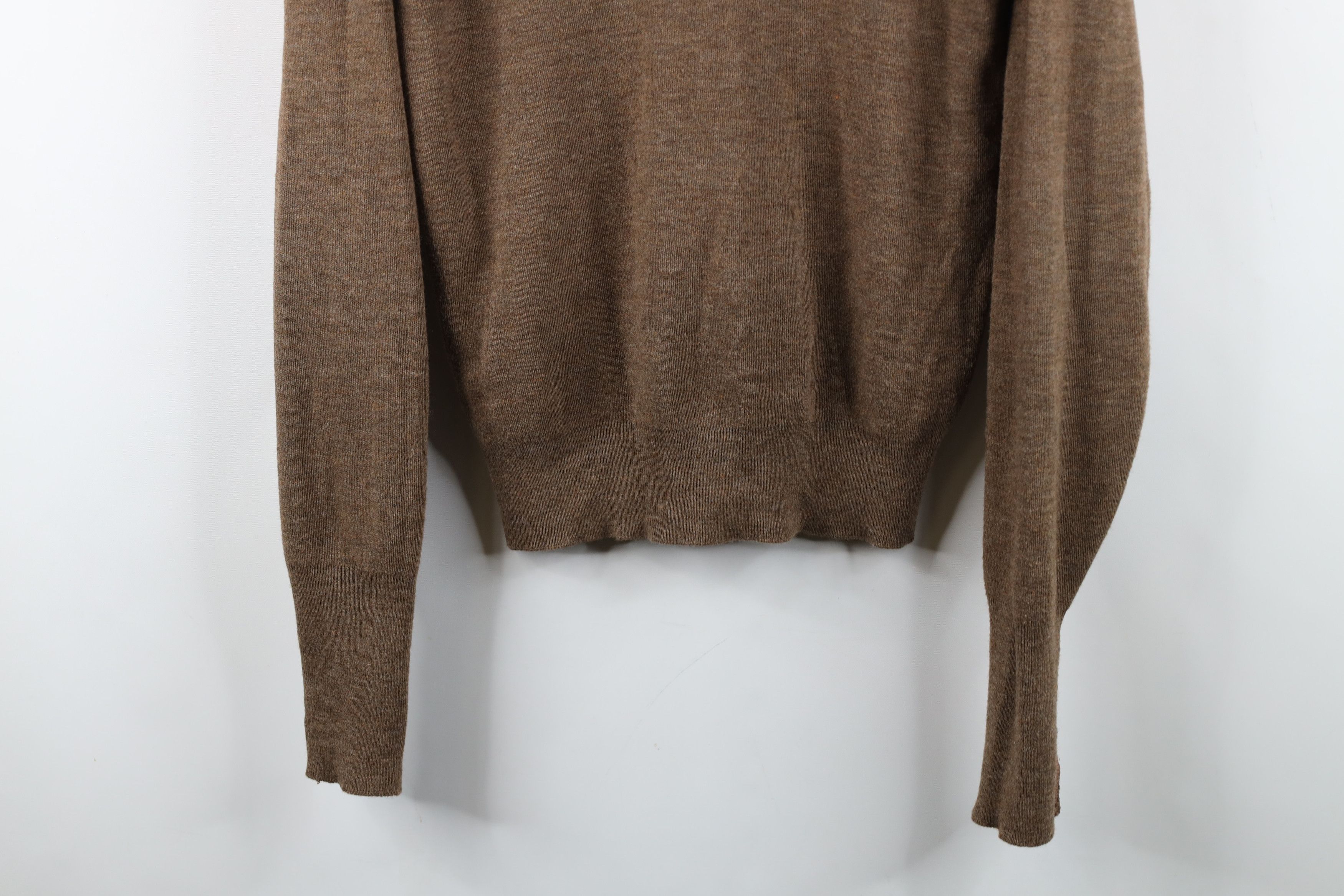 Vintage Vintage 70s Streetwear Equestrian Knit Sweater Brown USA Size M / US 6-8 / IT 42-44 - 3 Thumbnail