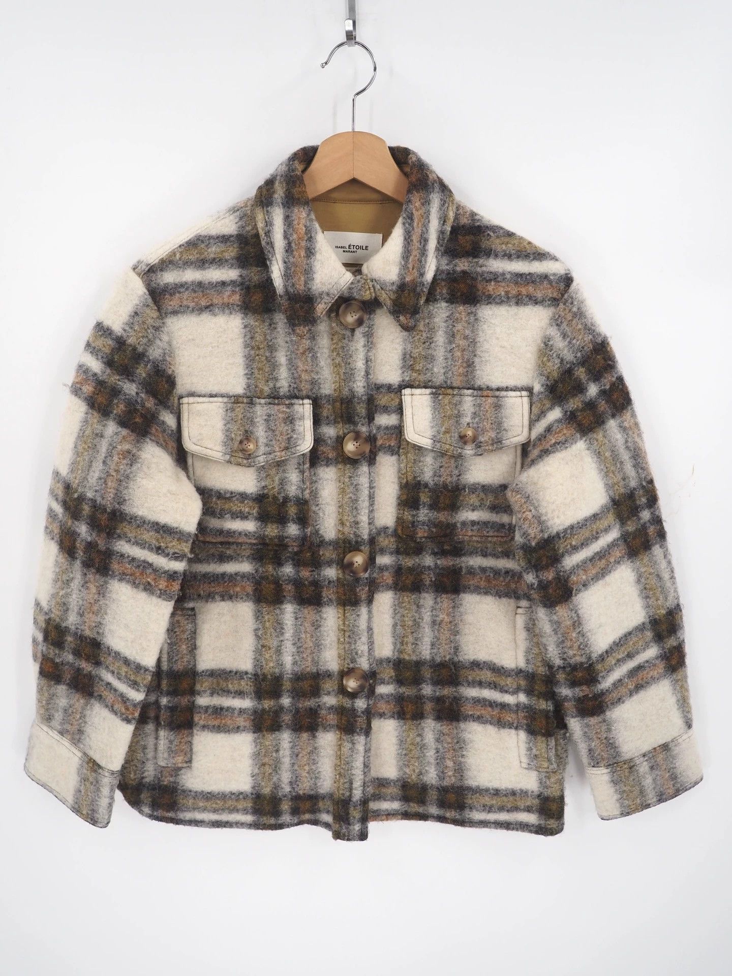 Isabel Marant ISABEL MARANT Wool Plaid Jacket Size 34 Size XS / US 0-2 / IT 36-38 - 1 Thumbnail