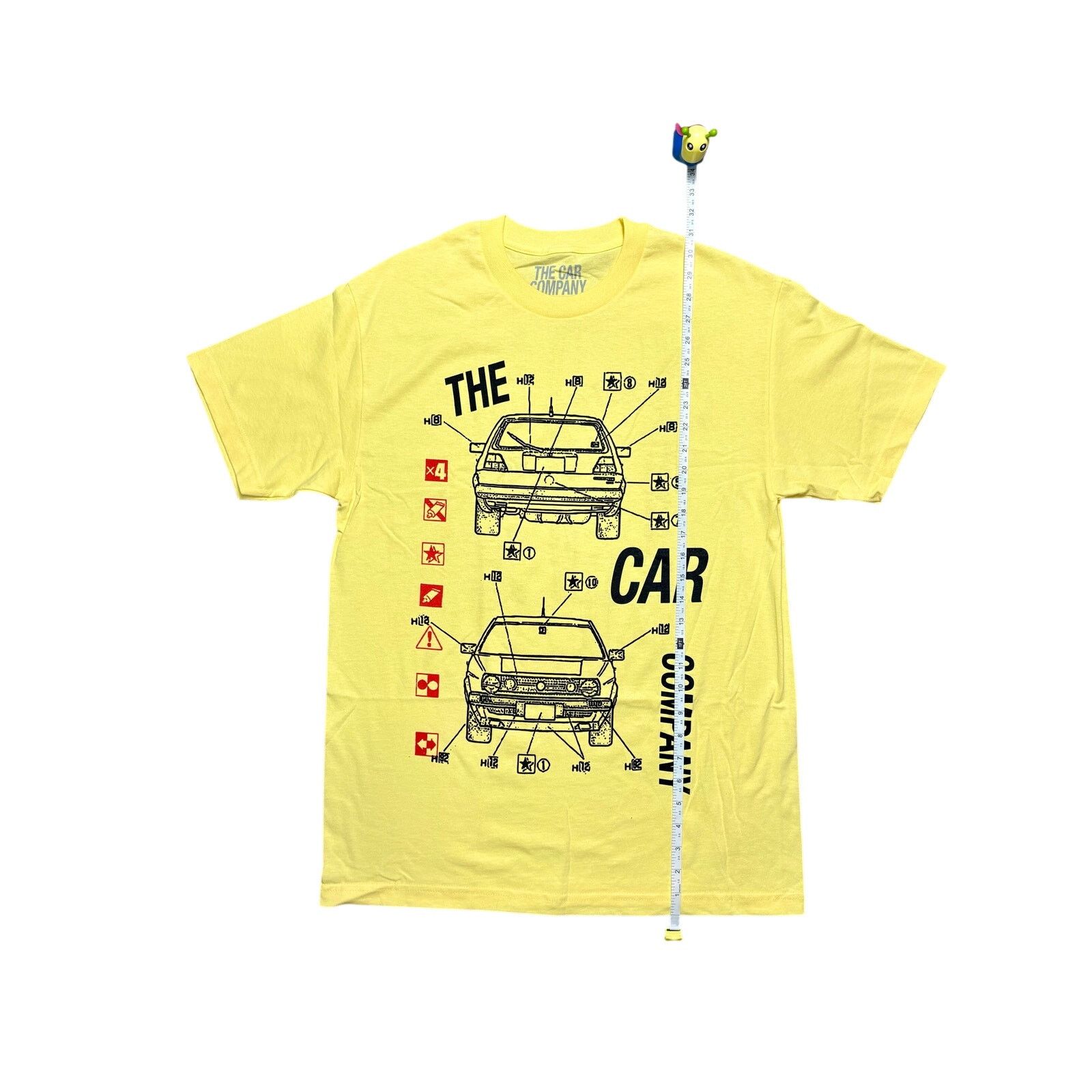 Other New The Car Company Yellow 100% Cotton T-Shirt Size L Size US L / EU 52-54 / 3 - 3 Thumbnail