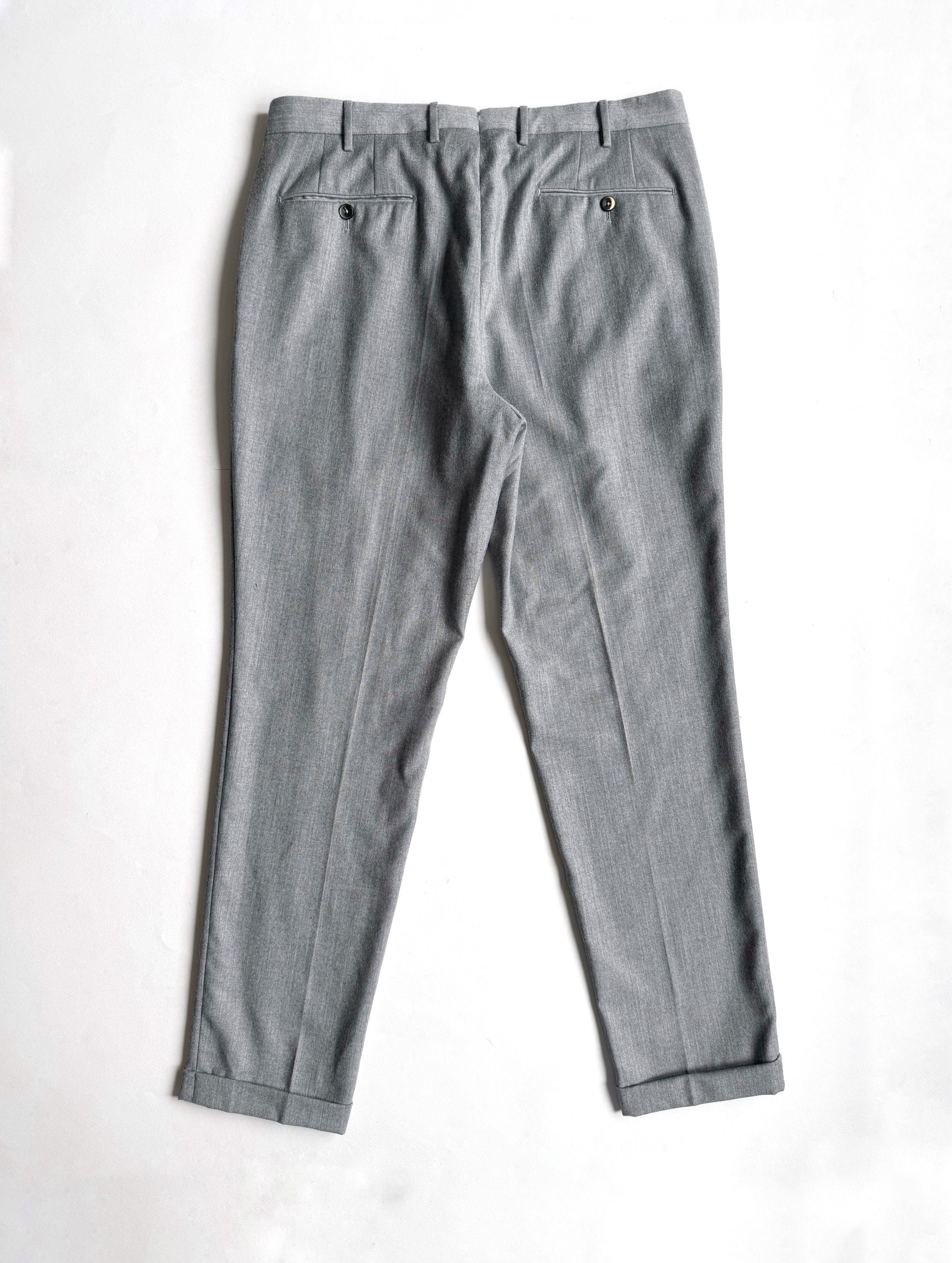 PT Torino Men's PT Torino Cashmere Wool Dress Pants Light Gray Size US 34 / EU 50 - 7 Thumbnail