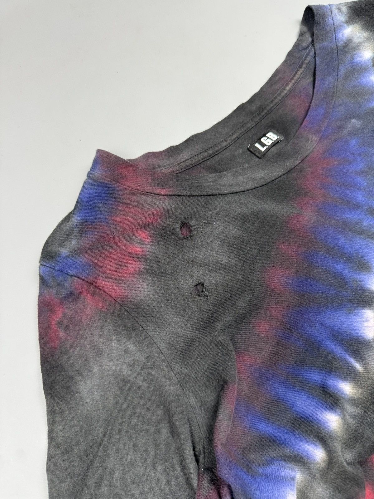 Le Grande Bleu (L.G.B.) L.G.B. Legran de Bleu distressed longsleeve size 3 Size US M / EU 48-50 / 2 - 3 Thumbnail