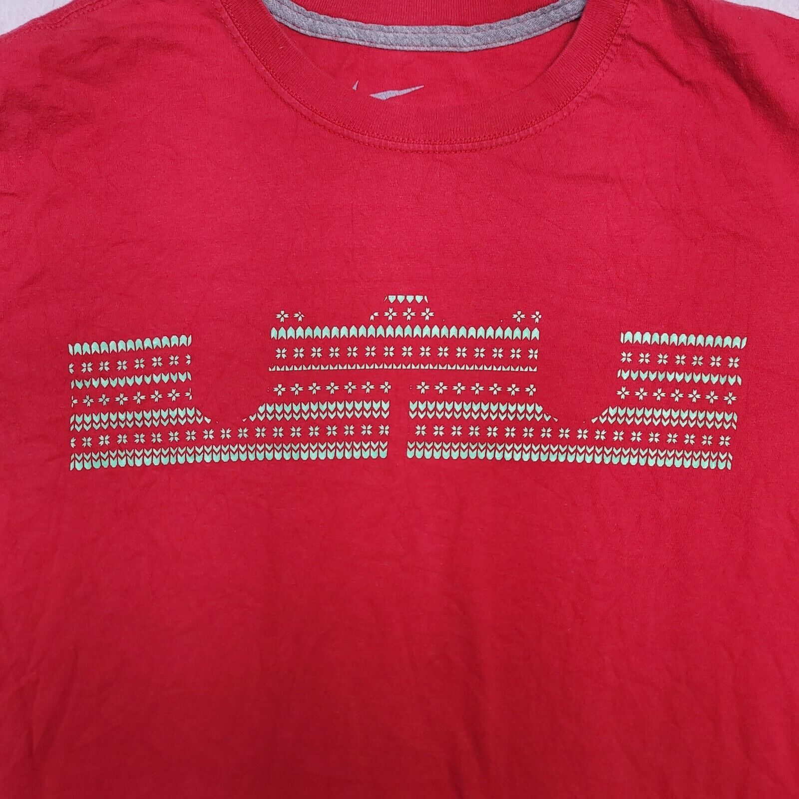 Nike Nike Casual Pullover Graphic Shirt Mens Size Medium M Red Size US M / EU 48-50 / 2 - 3 Thumbnail