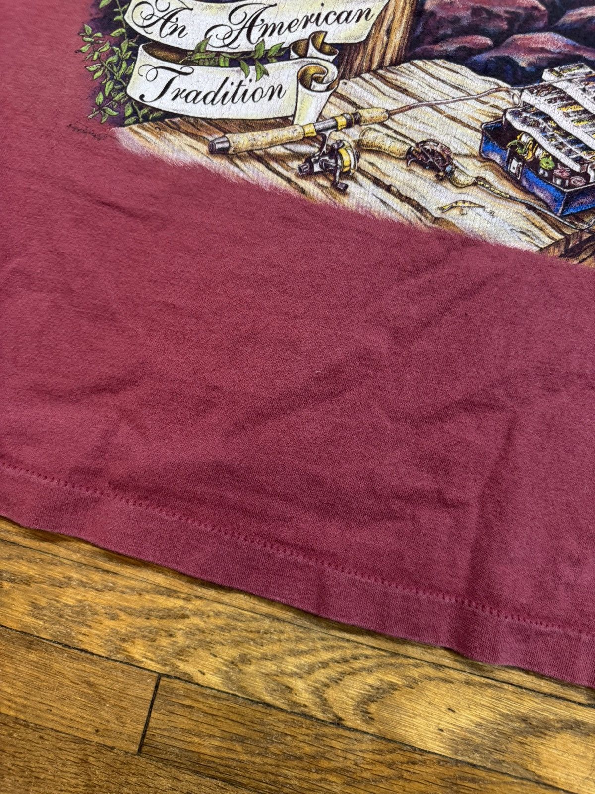 Vintage Vintage Walleye Fishing Shirt Size US XL / EU 56 / 4 - 4 Thumbnail