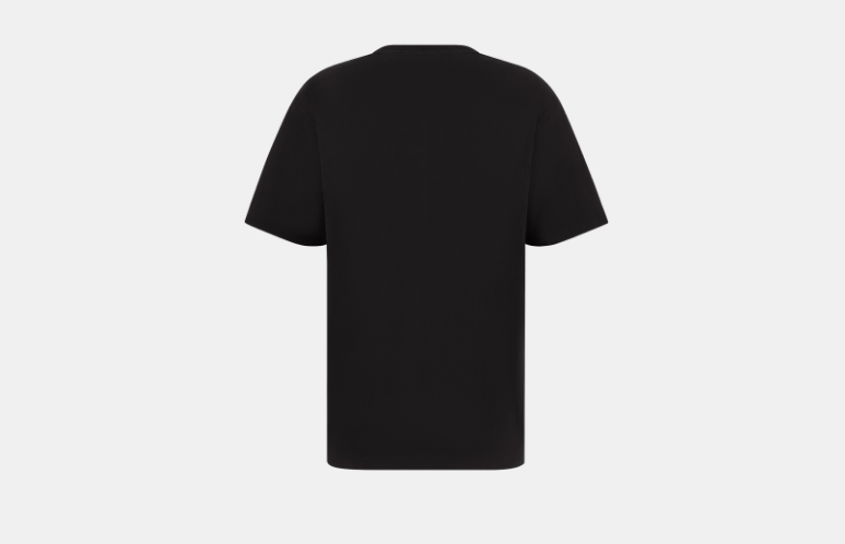 Dior o1w1db10525 483J63 Relaxed-Fit Bobby T-Shirt in Black Size US M / EU 48-50 / 2 - 2 Thumbnail
