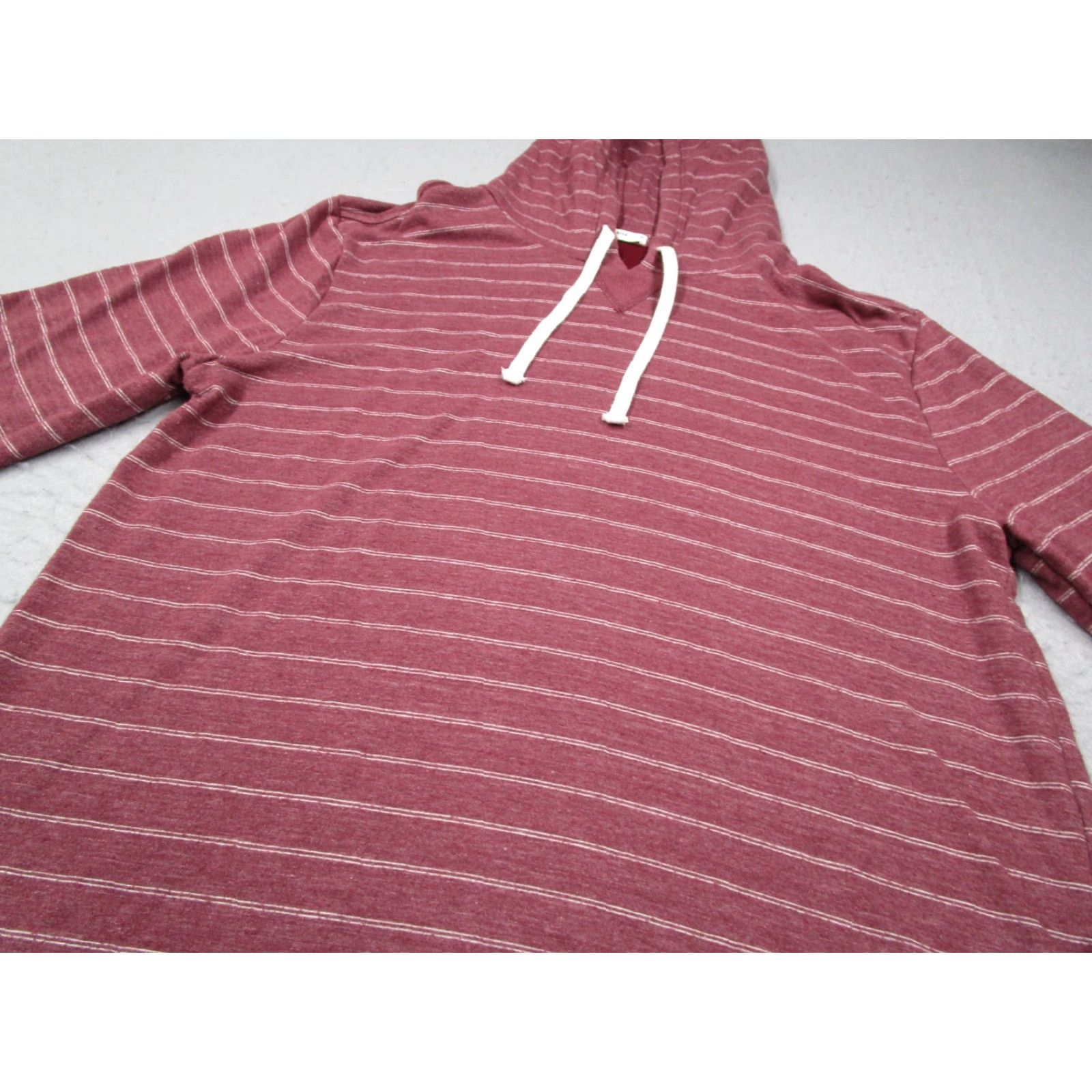 Marine Layer Marine Layer Hoodie Mens Medium Red Pullover Beach Active Work Shirt Pullover Mens Red Stripe Hoodie, 90s? Size US M / EU 48-50 / 2 - 2 Thumbnail