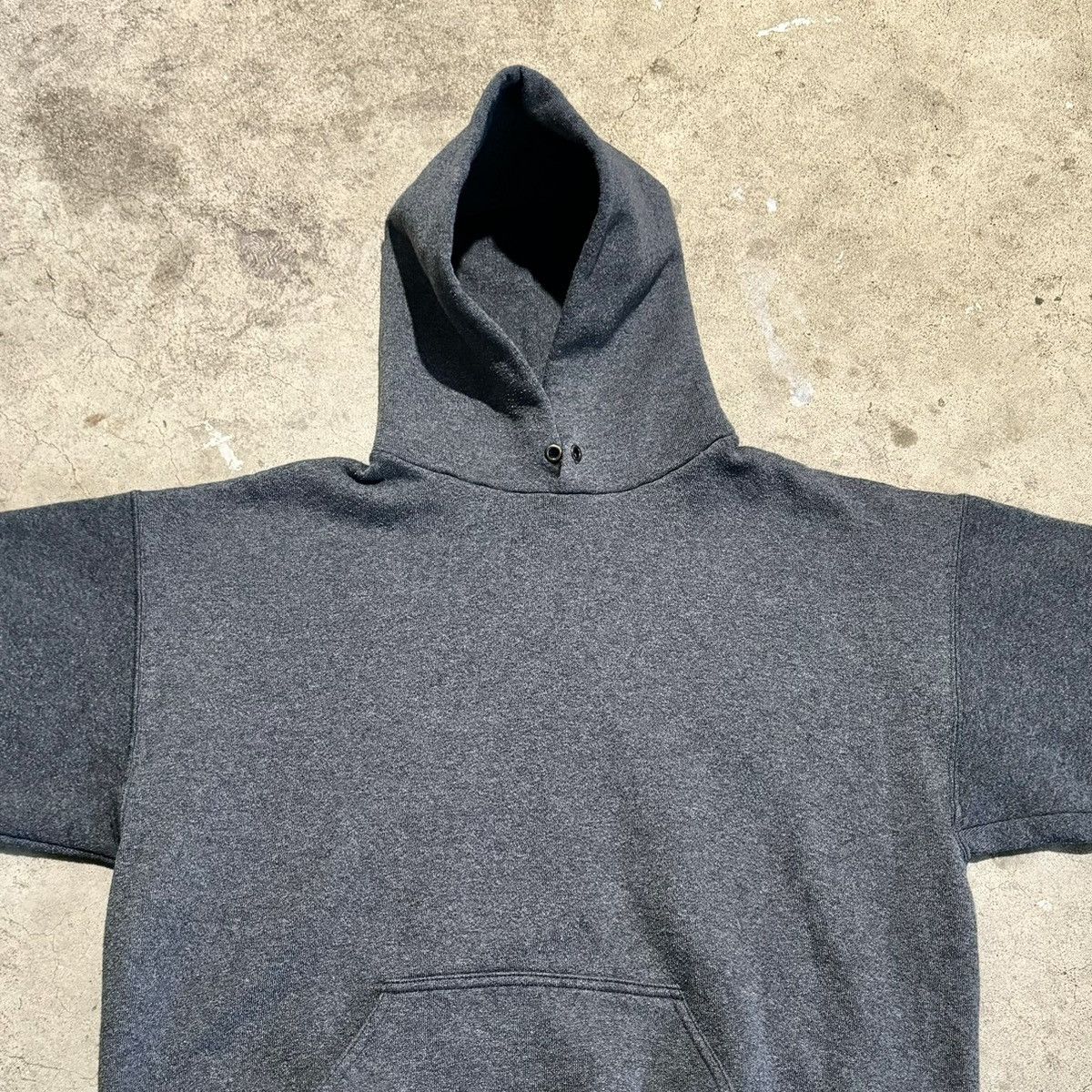 Other VINTAGE GREY BLANK DISCUS ATHLETIC HOODIE! Size US L / EU 52-54 / 3 - 3 Thumbnail