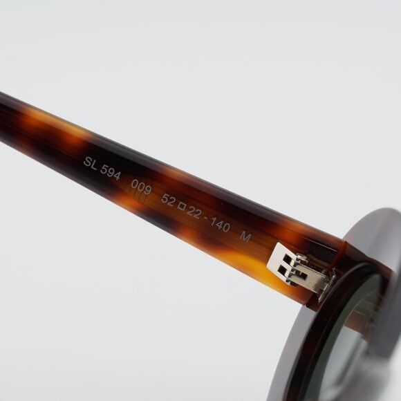Saint Laurent Paris Saint Laurent SL 594 009 Sunglasses Havana Oval Frame Size ONE SIZE - 3 Thumbnail