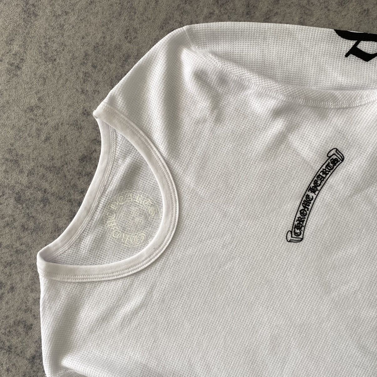 Chrome Hearts Chrome Hearts Scroll Thermal long t-shirt white Size L / US 10 / IT 46 - 3 Thumbnail