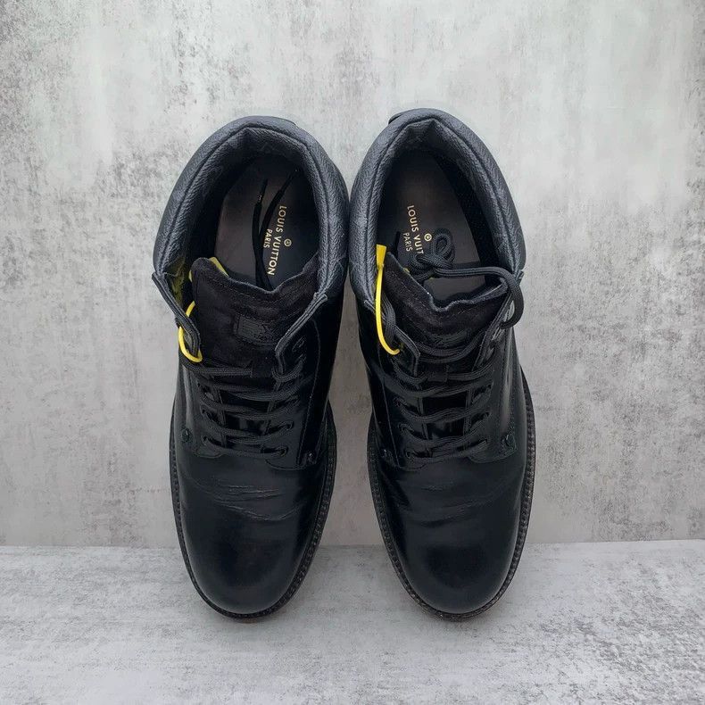 Louis Vuitton lv black high top martin boots-2508 Size US 10 / EU 43 - 6 Thumbnail