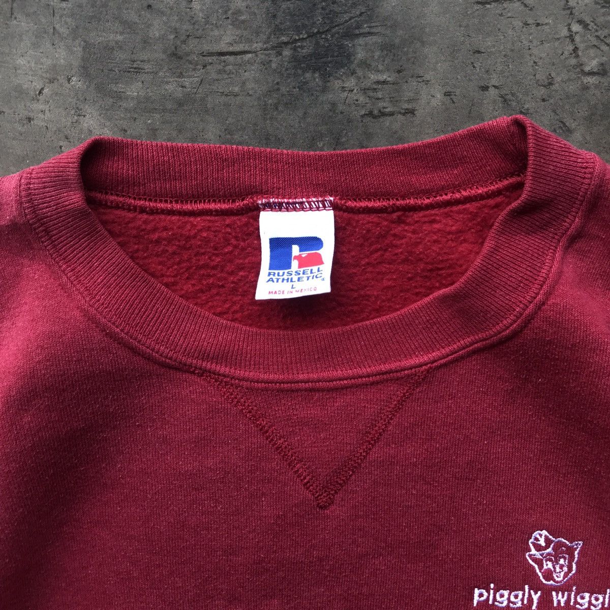 Russell Athletic × Vintage y2k crewneck russell athletic”piggly wiggly” Size US L / EU 52-54 / 3 - 2 Thumbnail