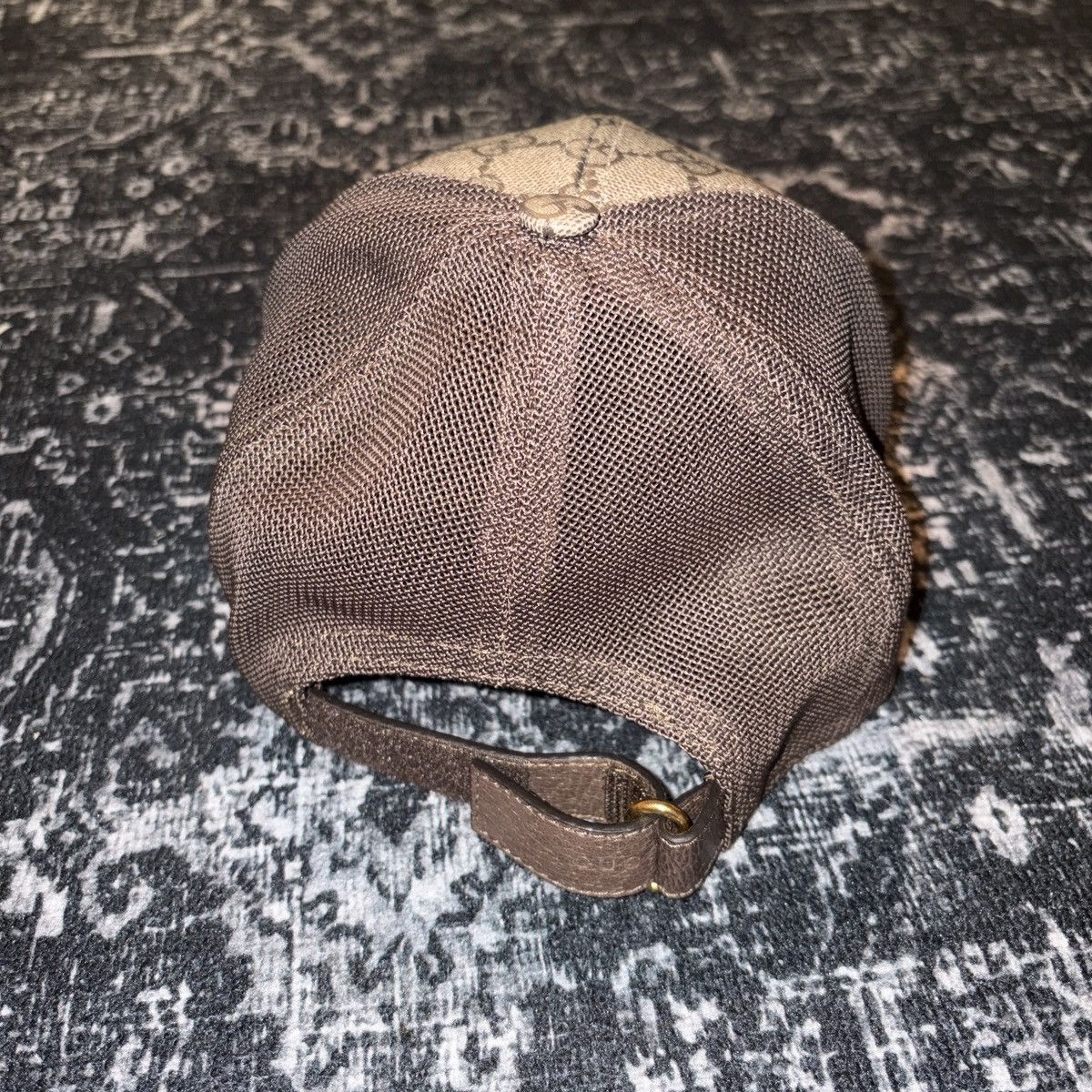 Gucci gucci strawberry logo print cap Size ONE SIZE - 2 Thumbnail