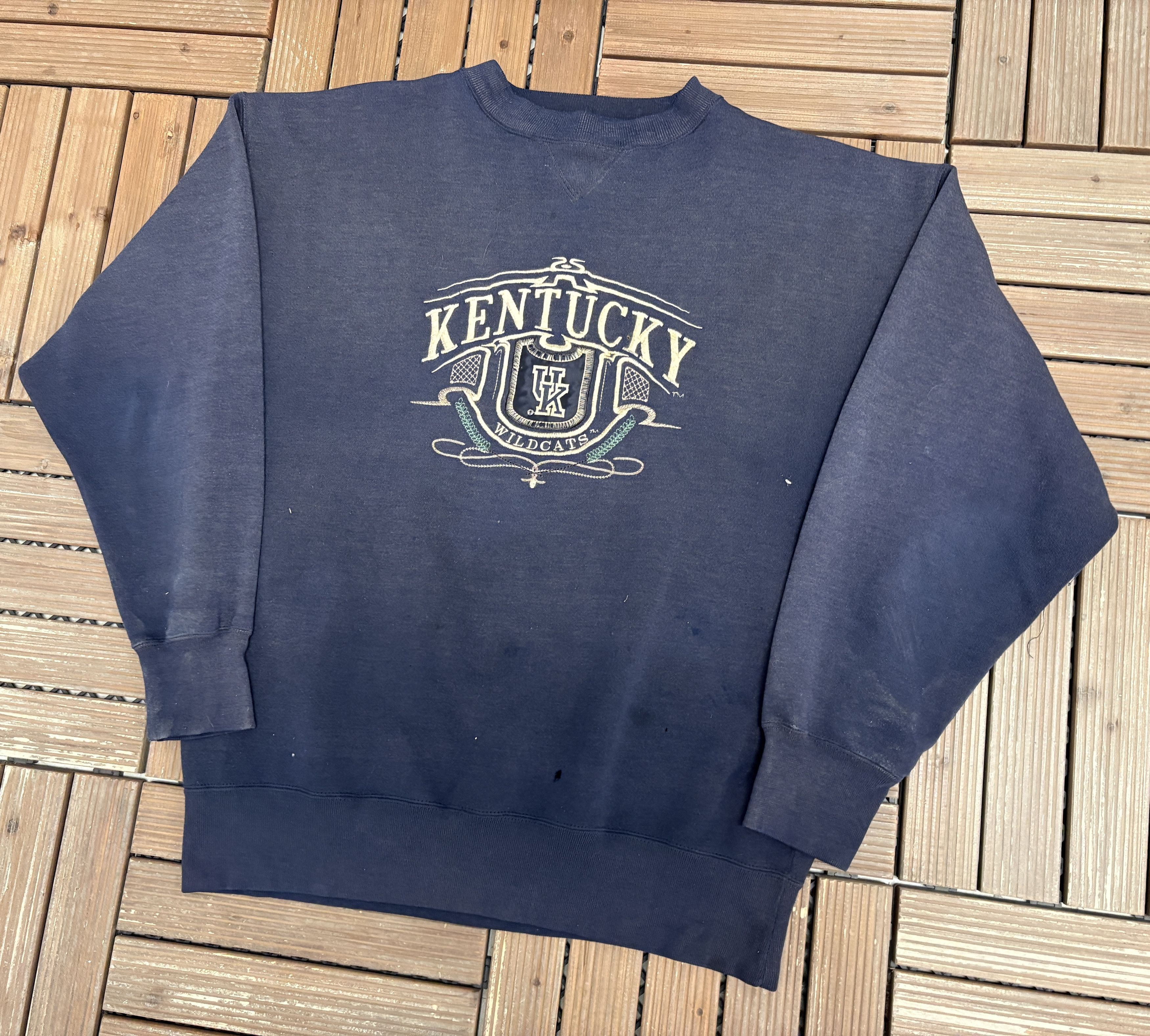 Vintage Kentucky Wildcats Stitched Vintage Blue Crewneck Sweater Size US L / EU 52-54 / 3 - 2 Thumbnail