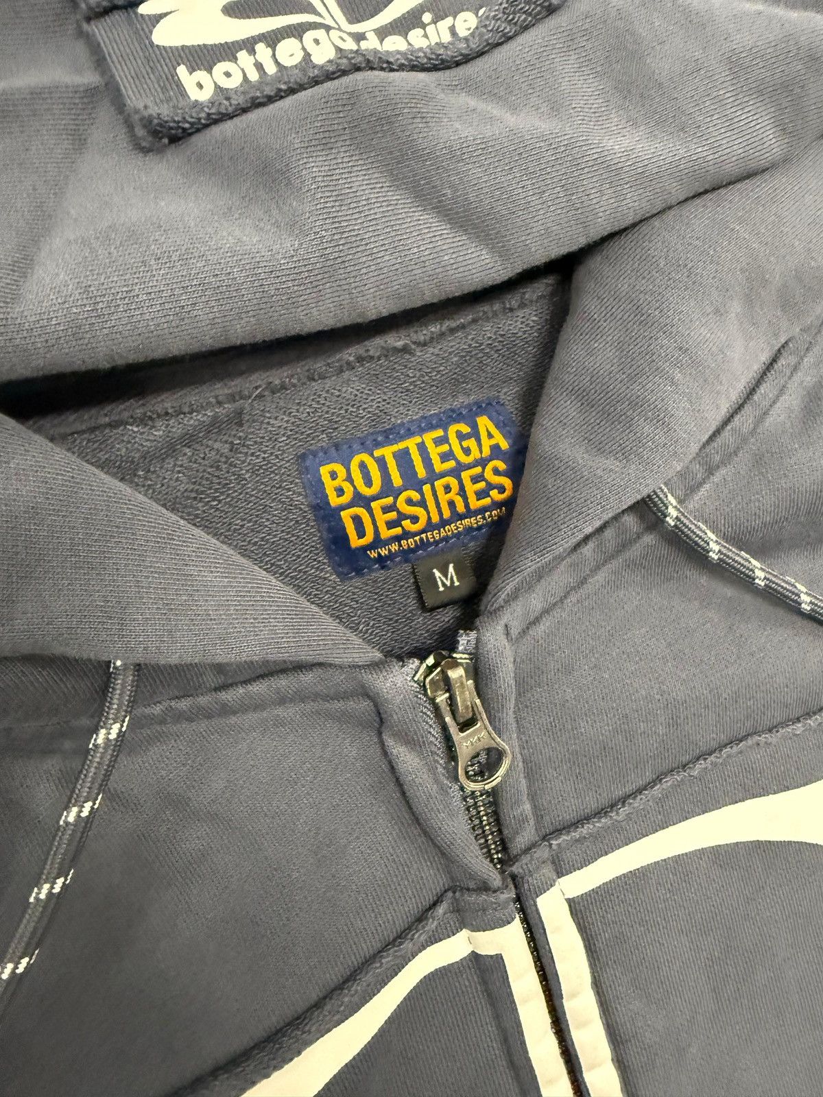 Bottega Desires Bottega Desires Navy Blue Tech Suit Zip Up Hoodie 2X-Large Size US XXL / EU 58 / 5 - 3 Thumbnail