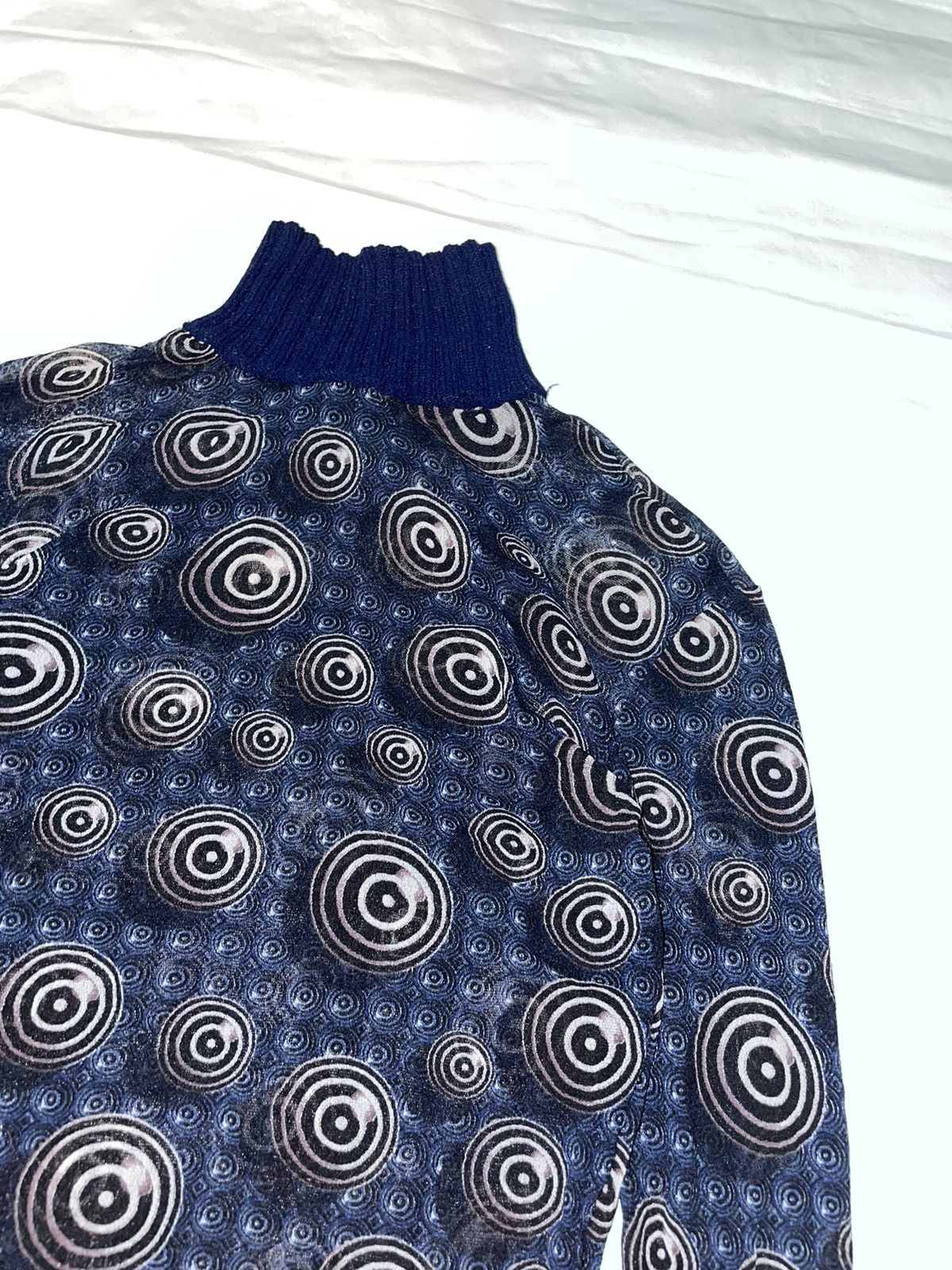 Jean Paul Gaultier × Vintage Jean Paul Gaultier Maille Mesh Sweatshirt long sleeve Size S / US 4 / IT 40 - 2 Thumbnail