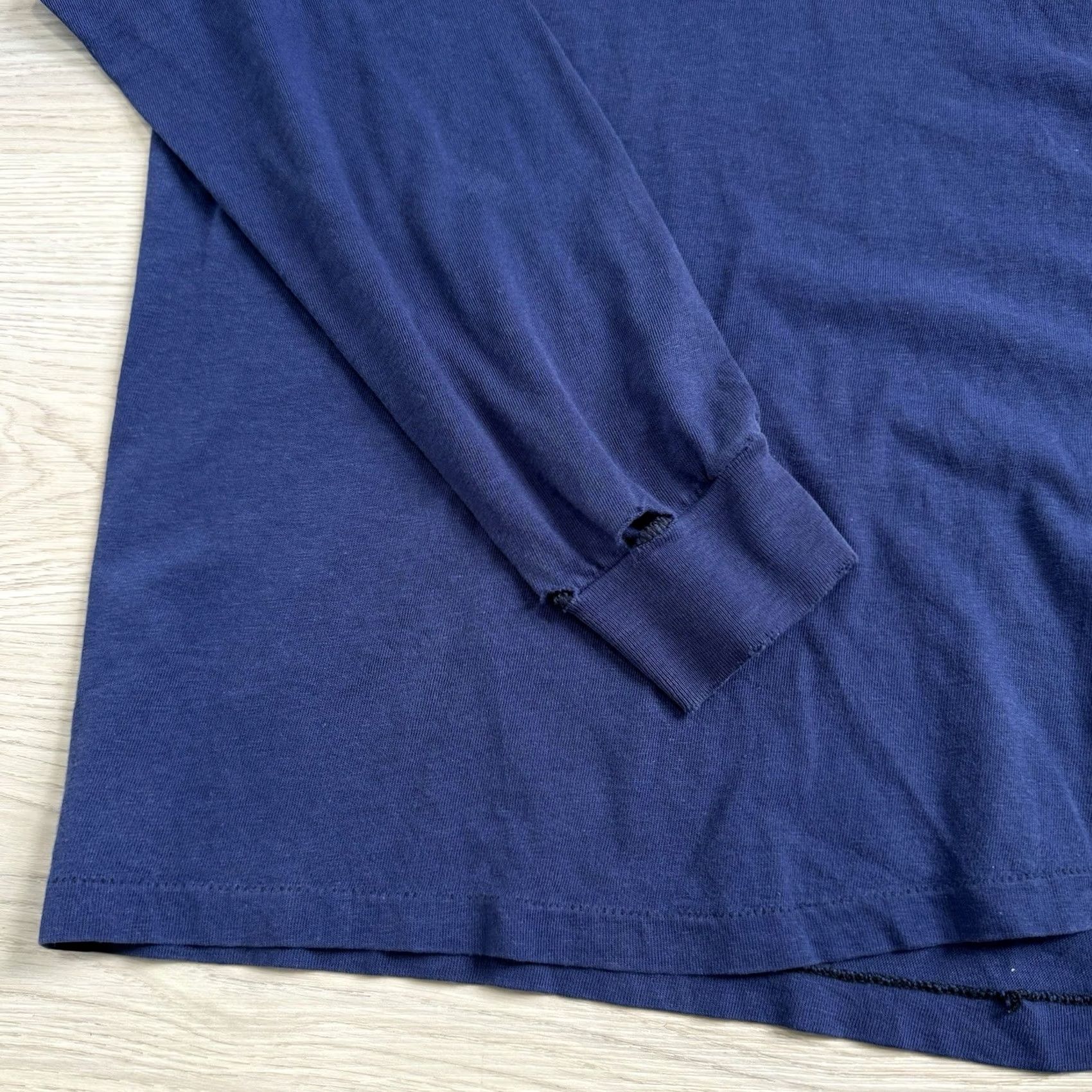 Hanes VINTAGE Hanes Beefy-T T-Shirt Park City Utah Alta Snowbird Shirt USA Size L Blue 80s Mens Size US L / EU 52-54 / 3 - 6 Thumbnail