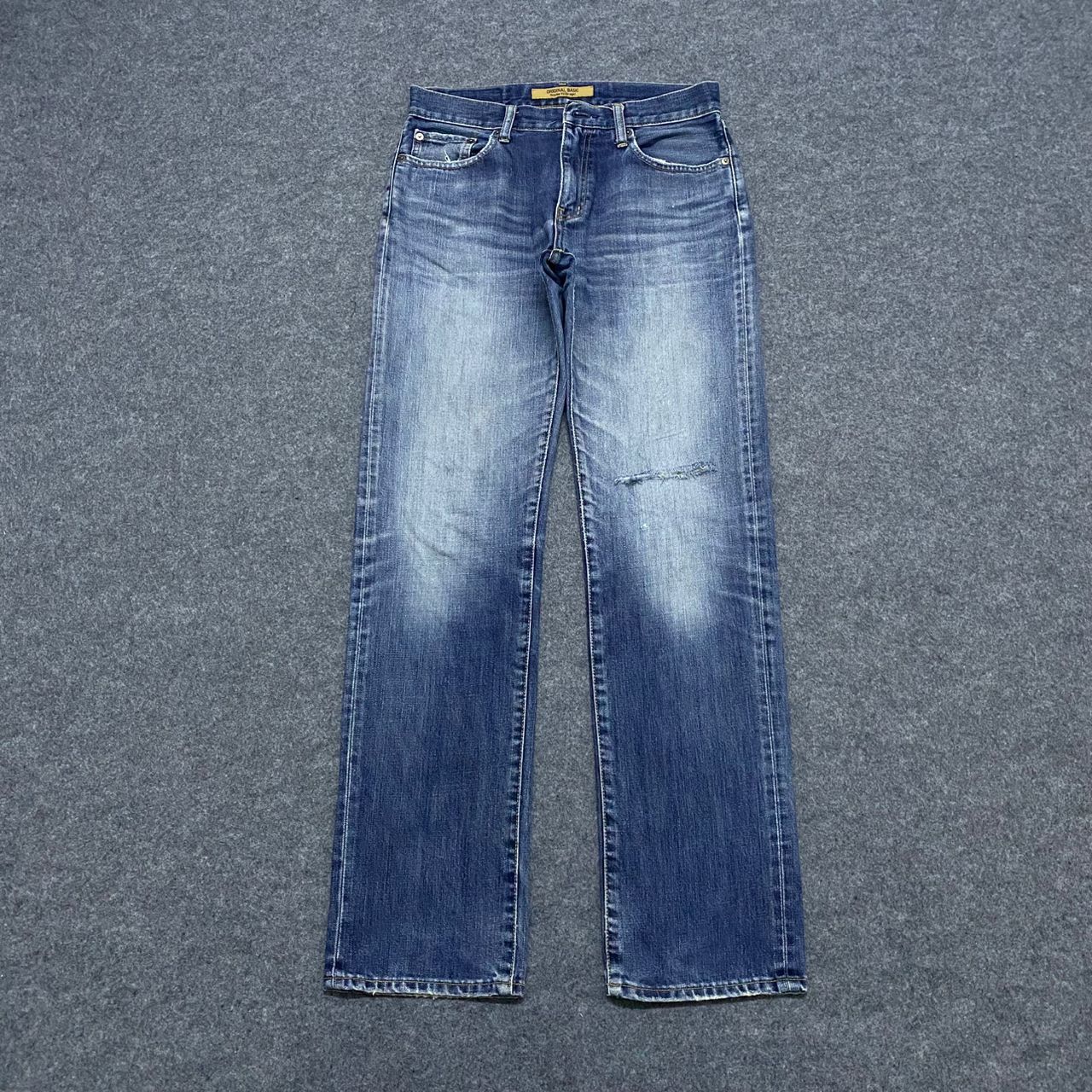 Japanese Brand 💥Best Offer💥Vintage Uniqlo Oiginal basic Denim Size US 31 - 1 Thumbnail