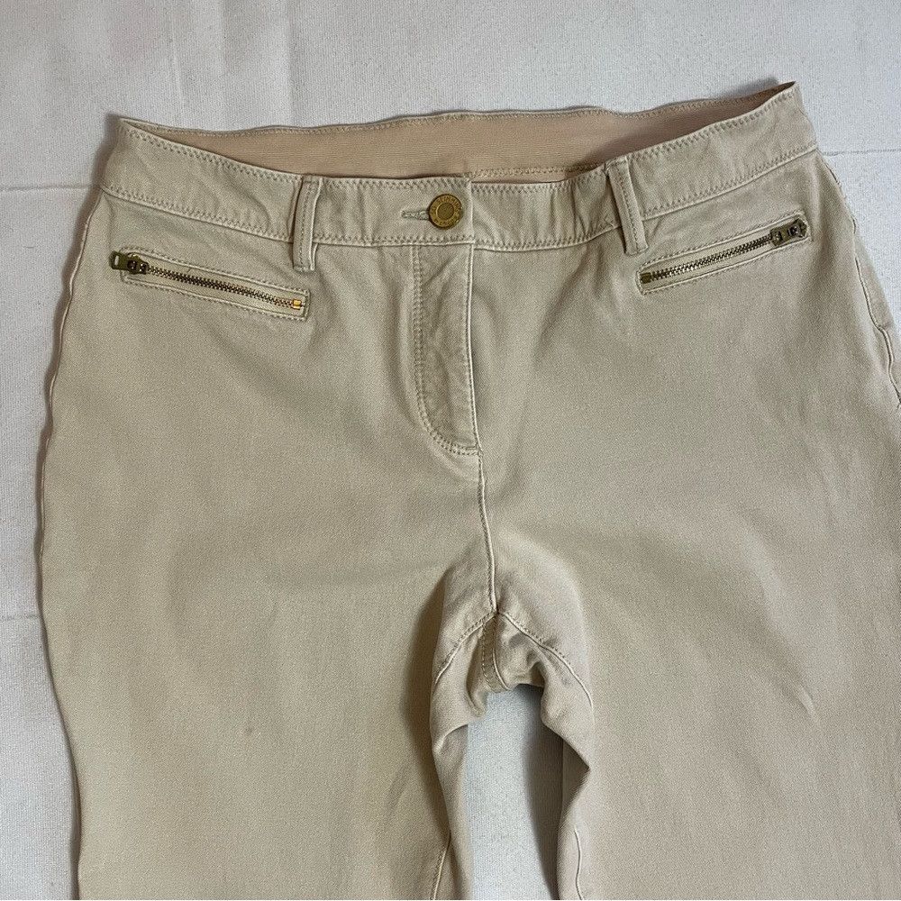 Chicos So Slimming by Chico's Beige Skinny Ankle Pants Size 1 US S Size 32" / US 10 / IT 46 - 4 Thumbnail
