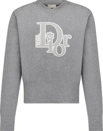 Image of Dior O1W1Db10124 Sweater In Grey, Men's (Size XL)