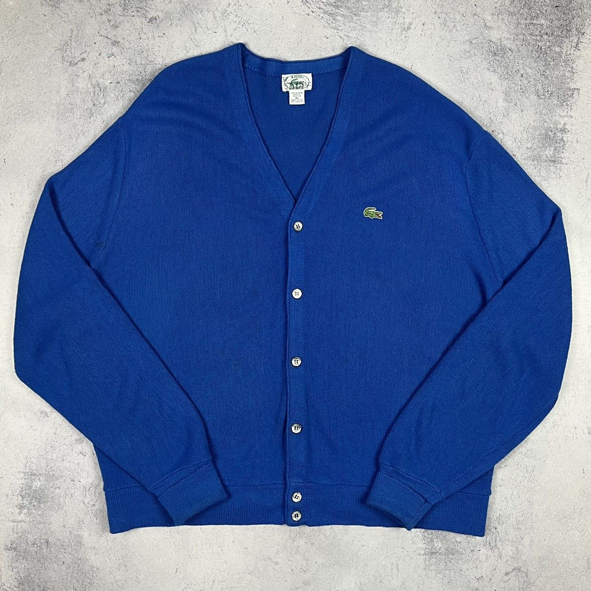 Lacoste Vintage Lacoste Izod made in USA sweater cardigan 80’s Size US XL / EU 56 / 4 - 2 Thumbnail