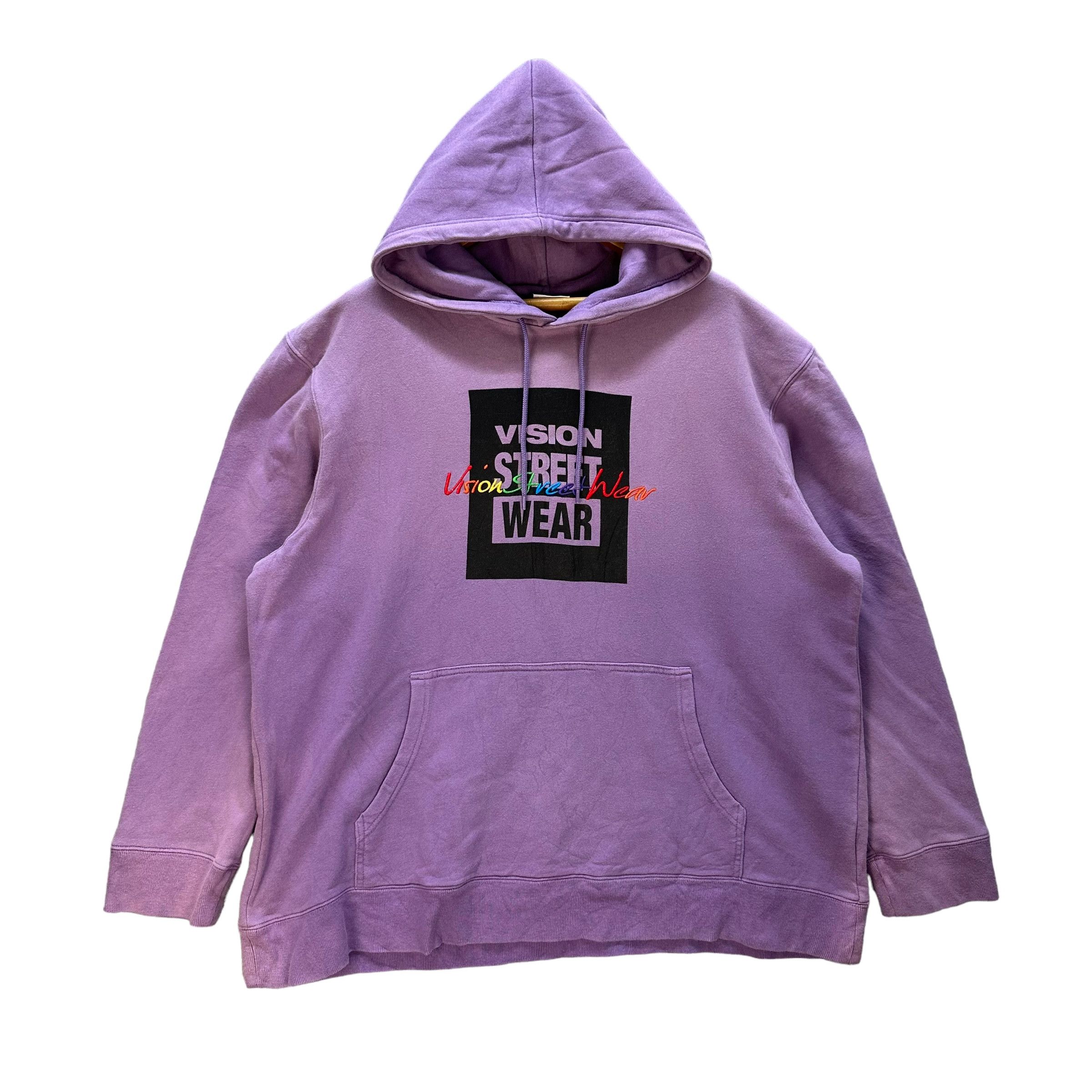 Vision Streetwear VISION STREETWEAR BIG LOGO SUN FADED PURPLE HOODIES #9065-54 Size US XL / EU 56 / 4 - 1 Thumbnail