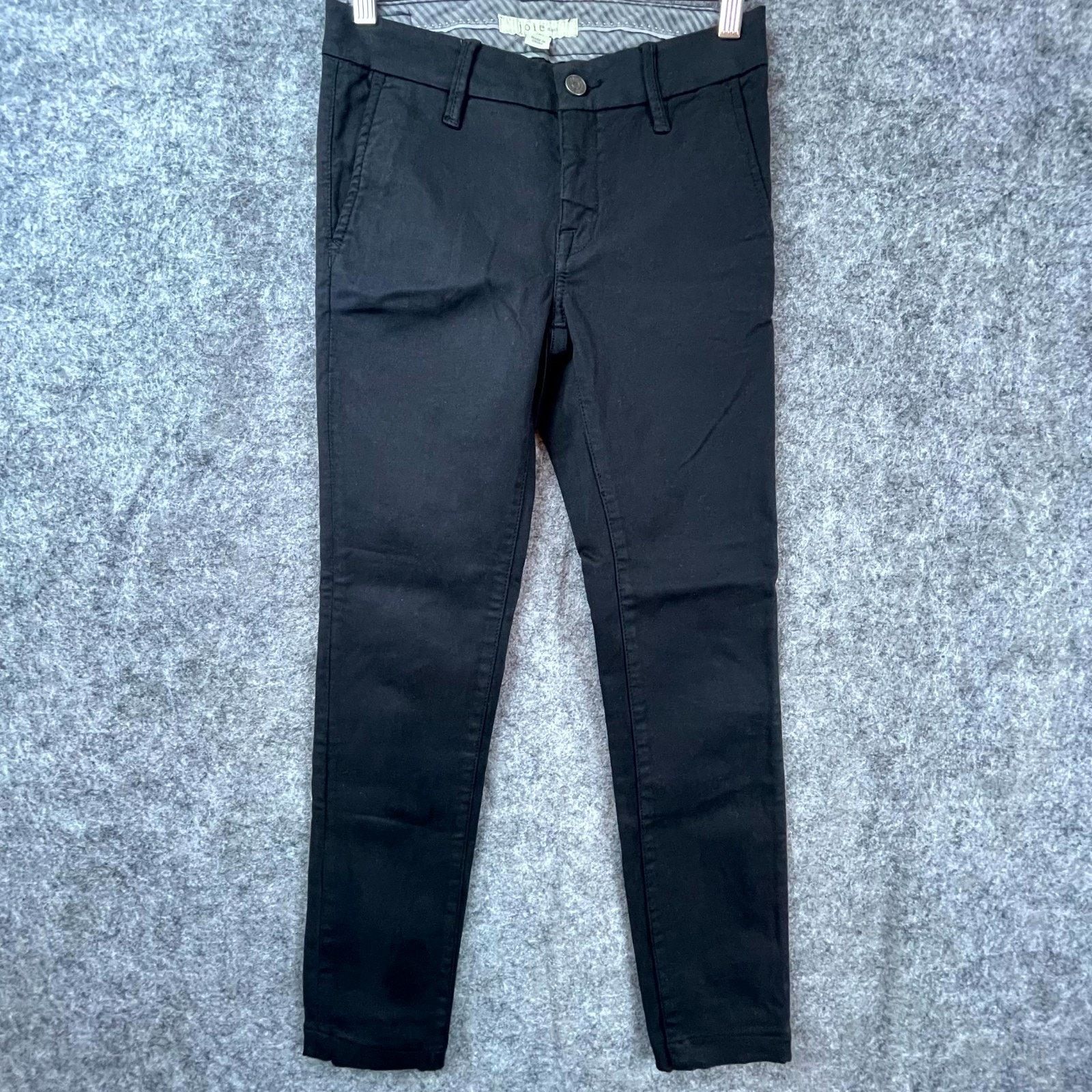 Joie Joie Jeans Trouser Skinny Pants Womens 23 Black Cotton Size 23" - 1 Thumbnail