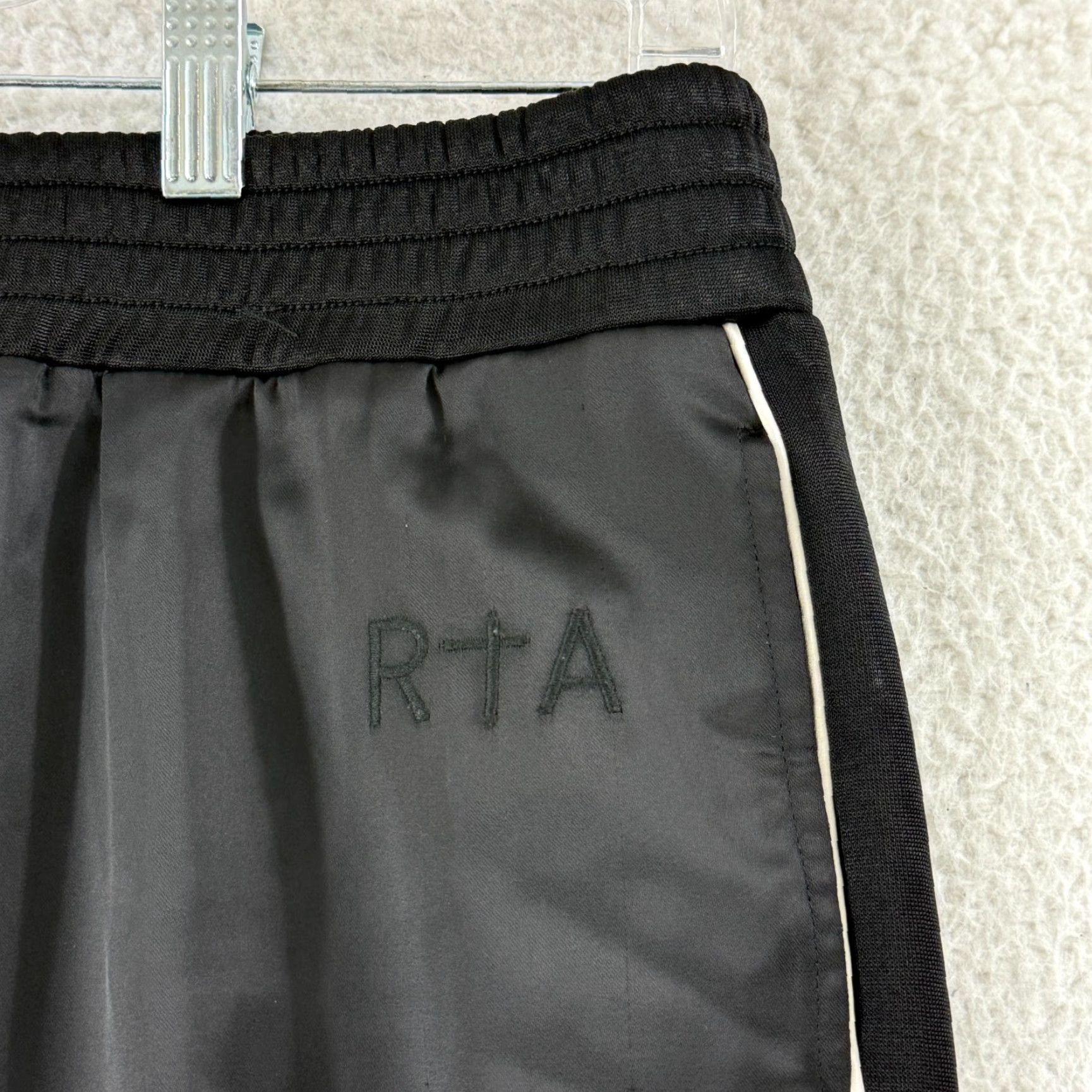 Rta RTA Sydney Sweatpant Womens Large Black Pull On Elastic Waist Relaxed Fit Casual Size 36" / US 14 / IT 50 - 4 Thumbnail