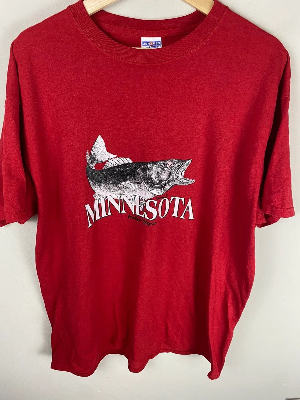 Vintage Vintage Minnesota Walleye Slayer Tee Size US XL / EU 56 / 4 - 1 Thumbnail