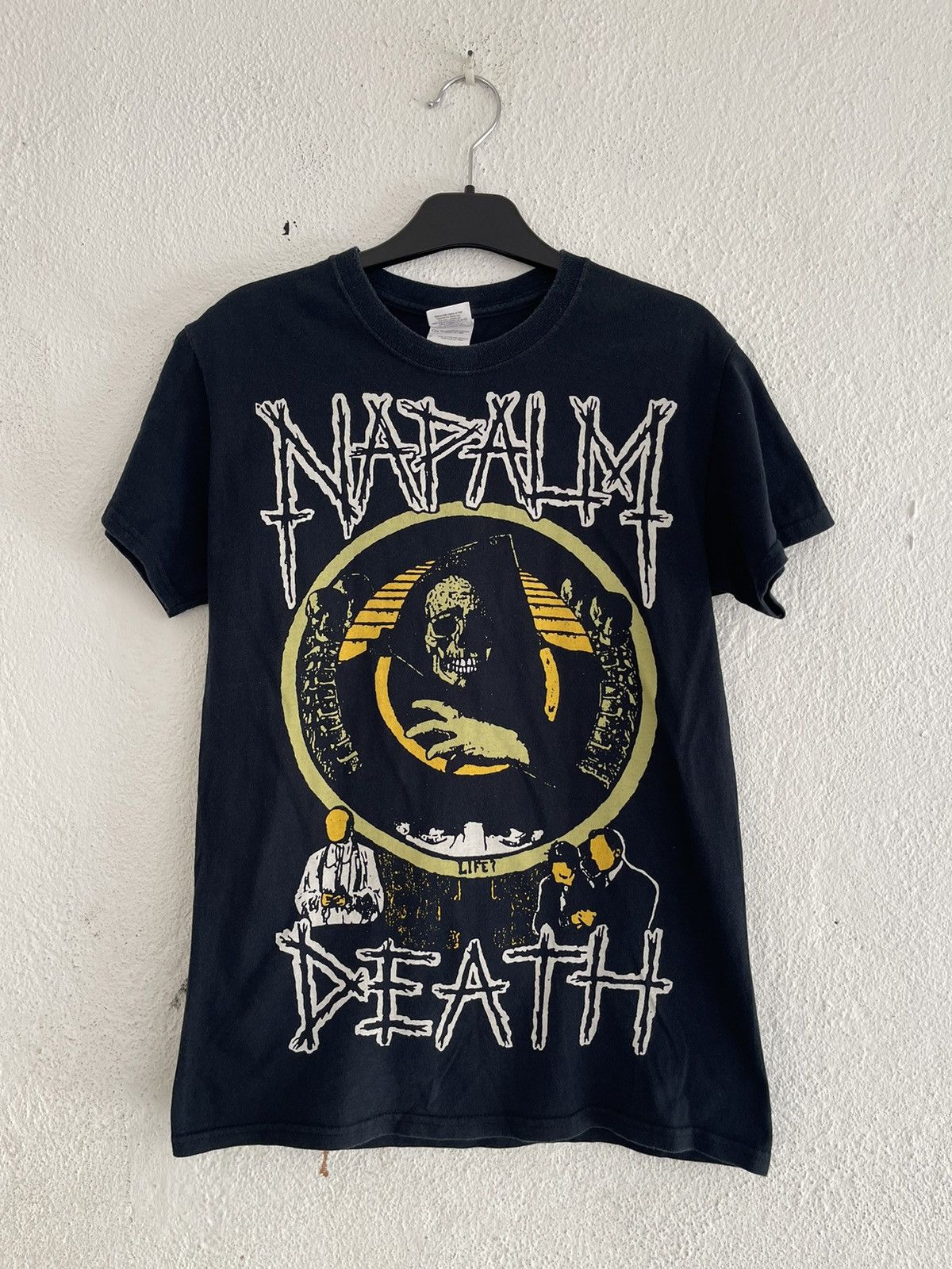 80s- NAPALM DEATH ノースリーブ Tシャツ ヴィンテージ VINTAGE RARE NAPALM DEATH 80'S T-SHIRT | Defunkd