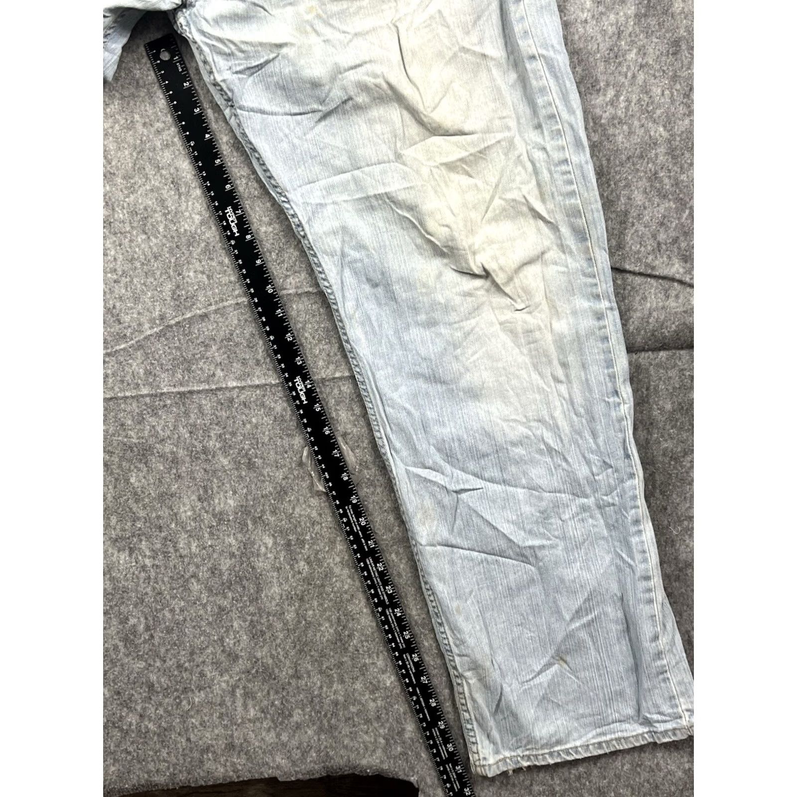 Levi's Levi's 559 Jeans Mens Relaxed Fit Straight Leg Light Wash Denim 40x32 Regular Inseam 32 USA 90s Logo Vintage N/A Size US 40 / EU 56 - 7 Thumbnail
