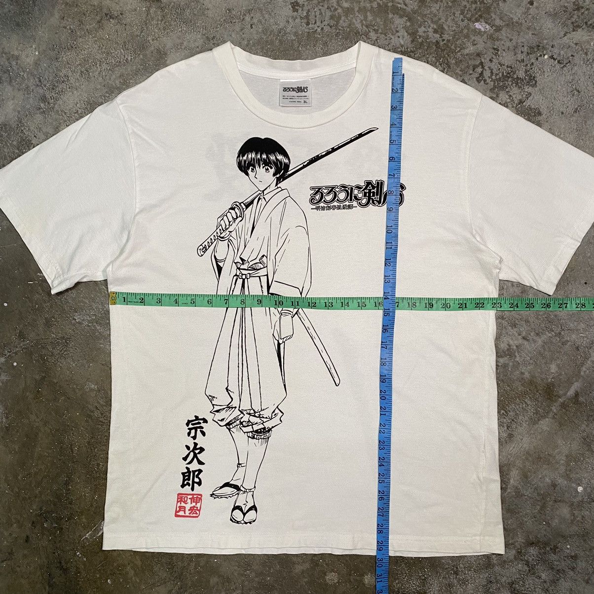 Anime Rare! Rorouni Kenshin Seta Sojiro Samurai X Anime T Shirt Size US XL / EU 56 / 4 - 12 Thumbnail