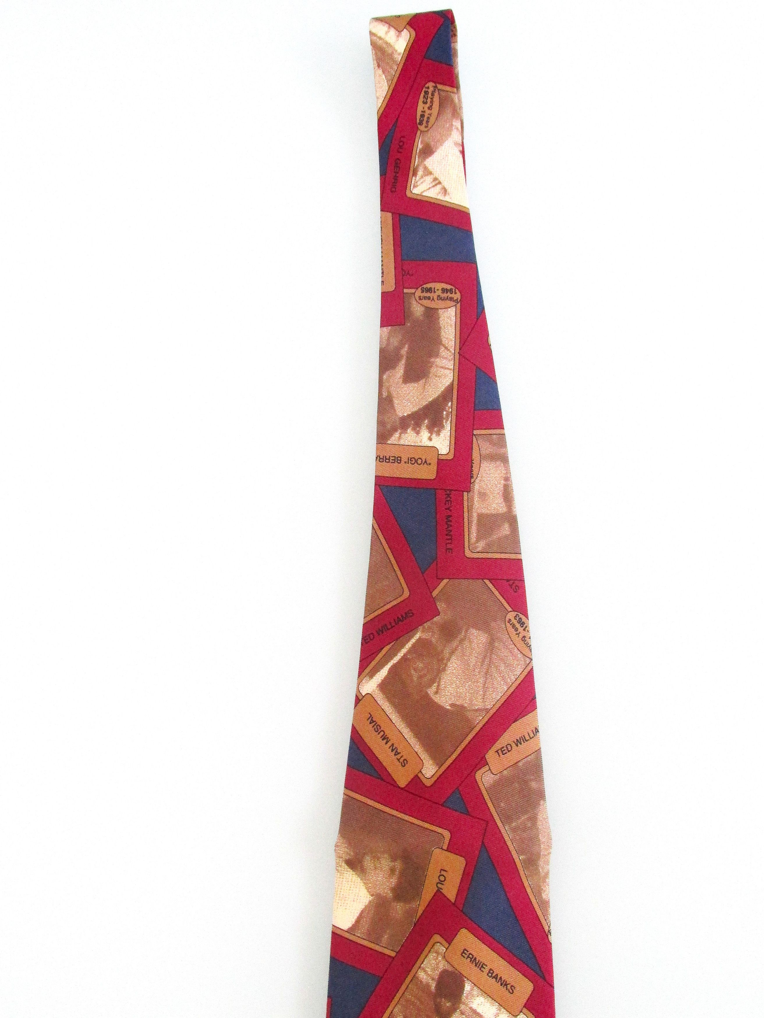 Other Ferrell Reed "Baseball's Greats" Men's Silk Tie Size ONE SIZE - 3 Thumbnail