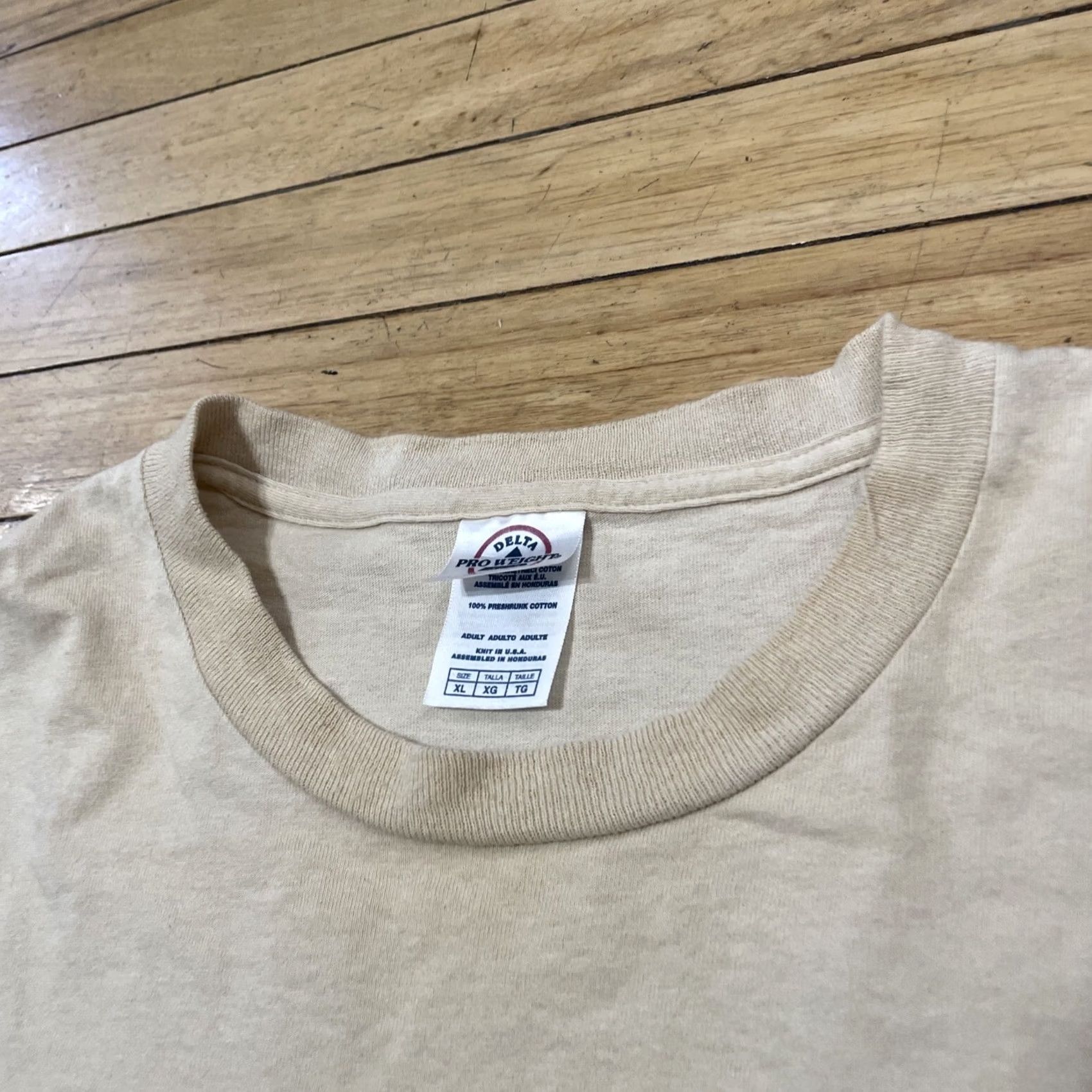 Delta VINTAGE Delta Pro Heavy Y2k Shirt Men XL Cream Washington, D.C. Graphic XL Men US Size US XL / EU 56 / 4 - 5 Thumbnail