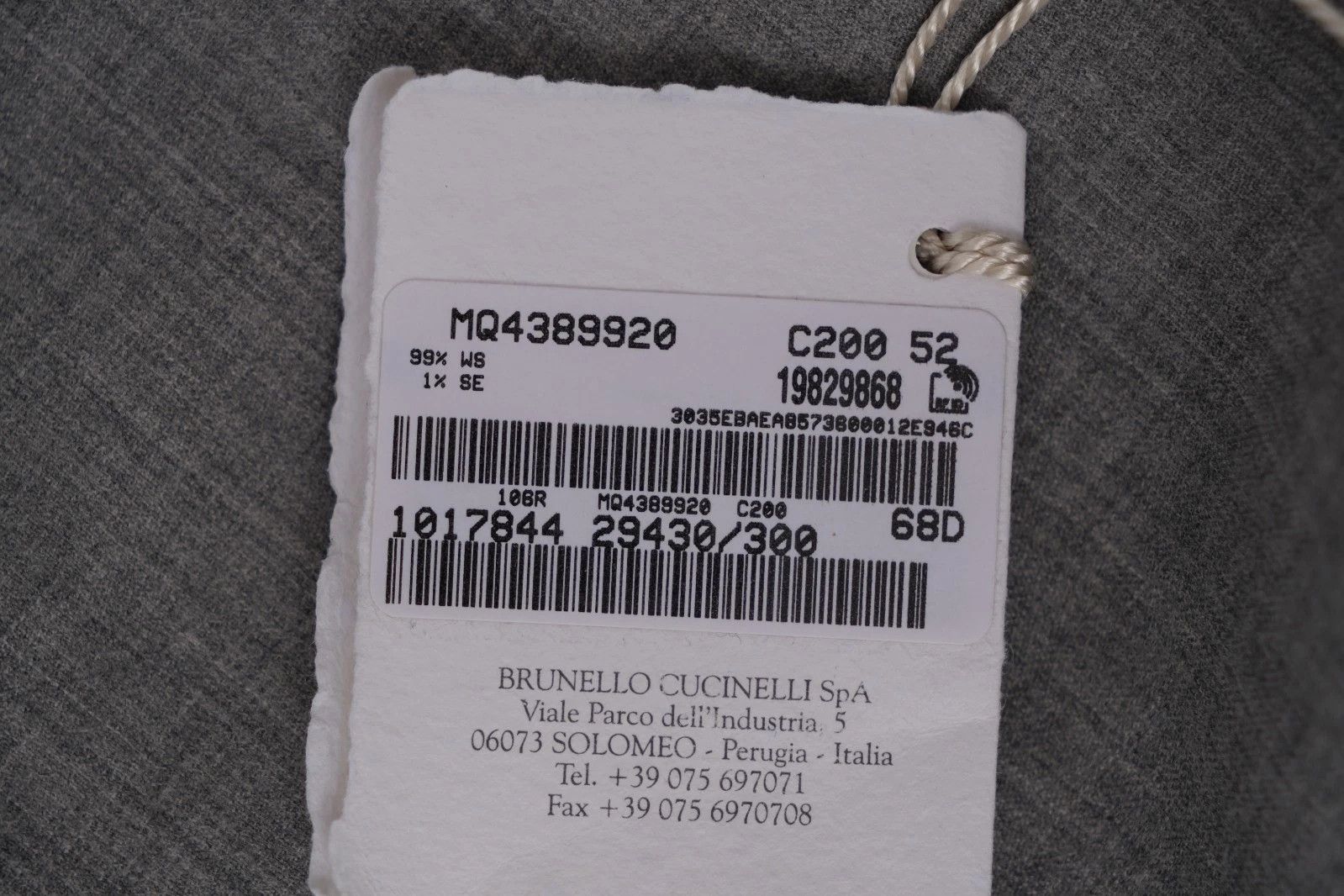 Brunello Cucinelli NEW Brunello Cucinelli Reversible Lightweight US 42 EU 52 Size 52R - 9 Thumbnail