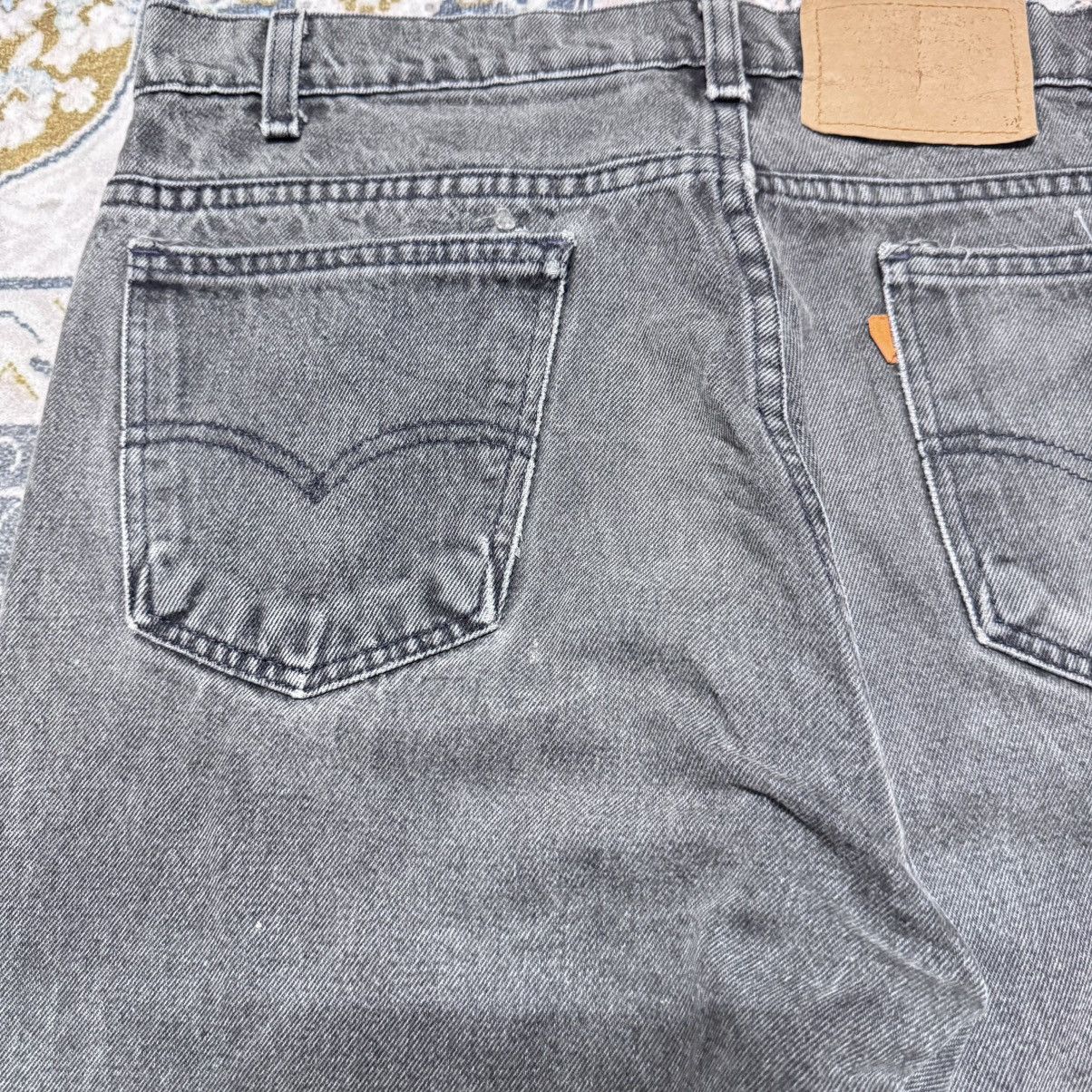 Levi's Vintage Levis 505 Black Faded Distressed Jeans Size US 34 / EU 50 - 10 Thumbnail