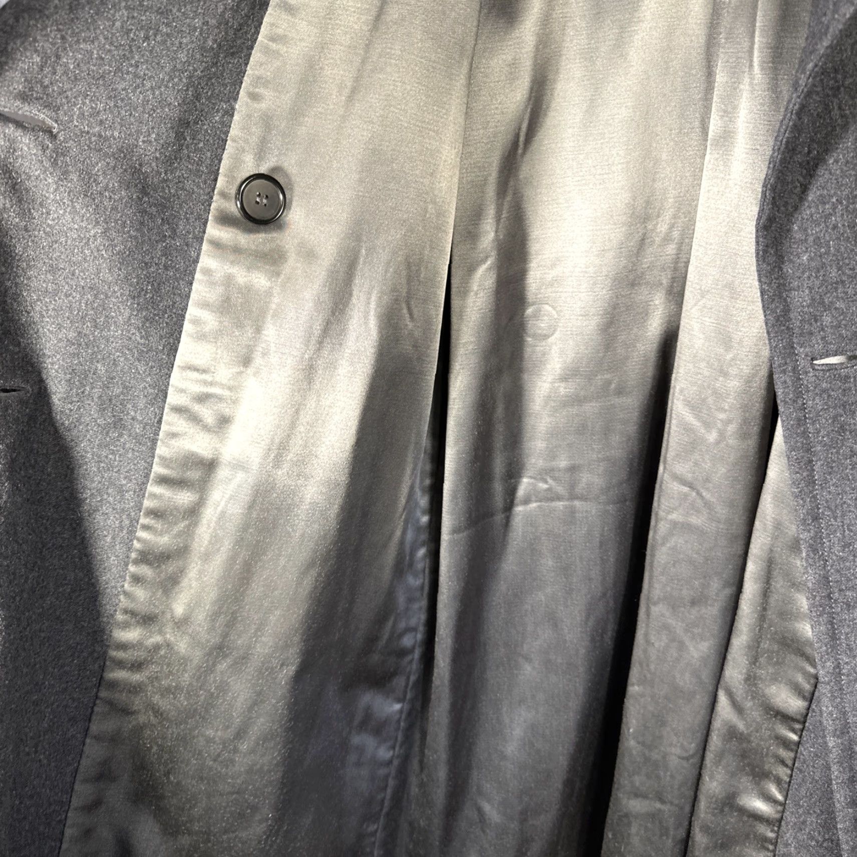 Pendleton Pendleton Vintage Wool Gray Trench Coat Double-Breasted Women Medium Long Coat 47” P2P 21” Size M / US 6-8 / IT 42-44 - 7 Thumbnail