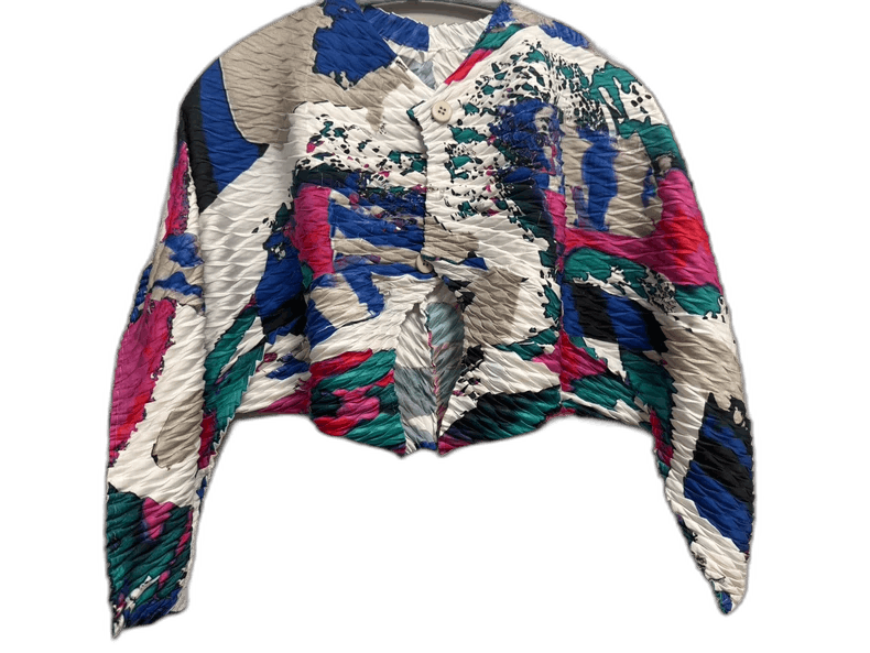 Issey Miyake Issey Miyake Fish Scale Cardigan FO641 - dmc Size M / US 6-8 / IT 42-44 - 1 Thumbnail
