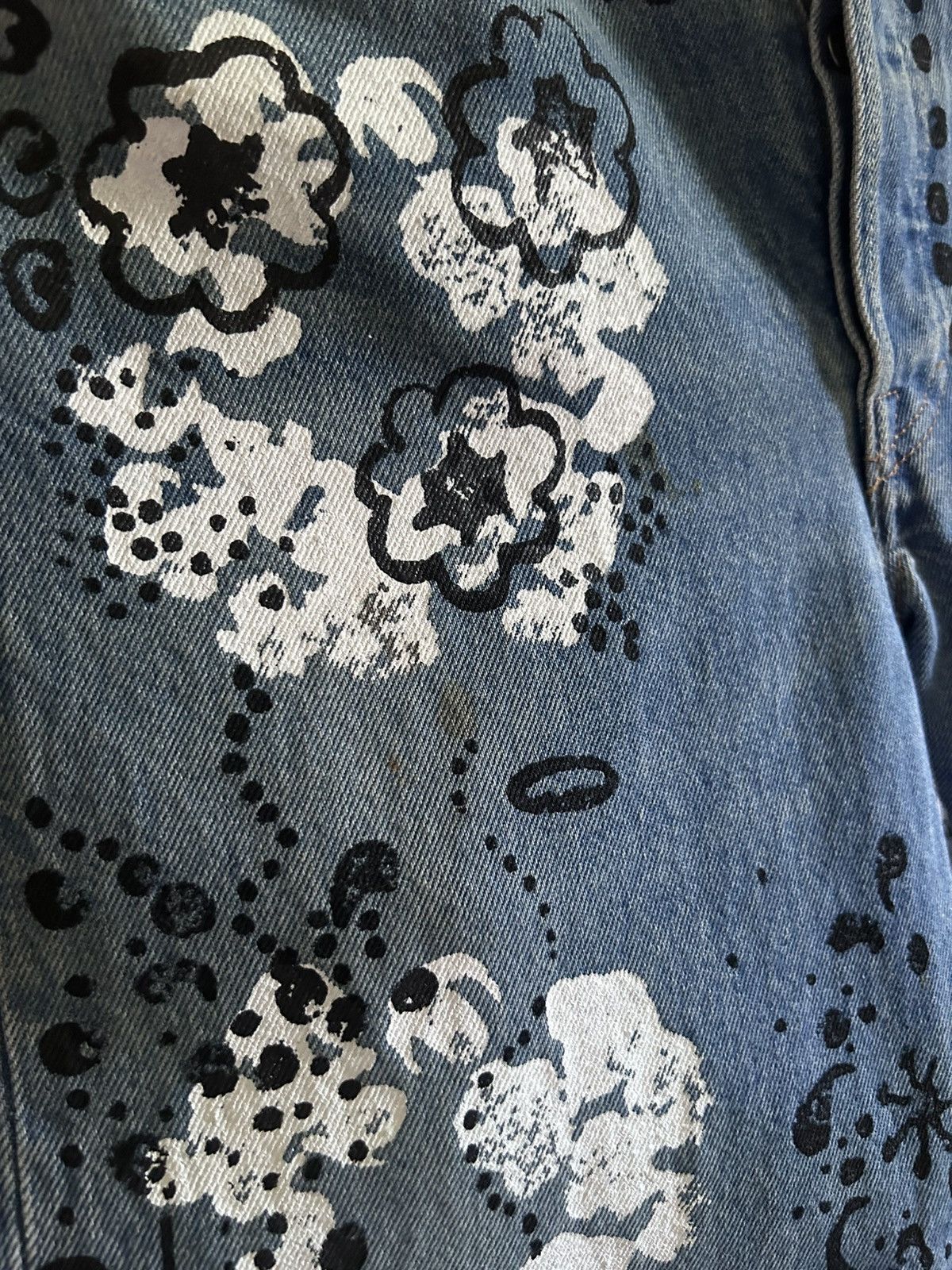 DENIM TEARS × IRAK Denim Tears Cotton Wreath Levis X IRAK Jeans Size US 30 / EU 46 - 3 Thumbnail