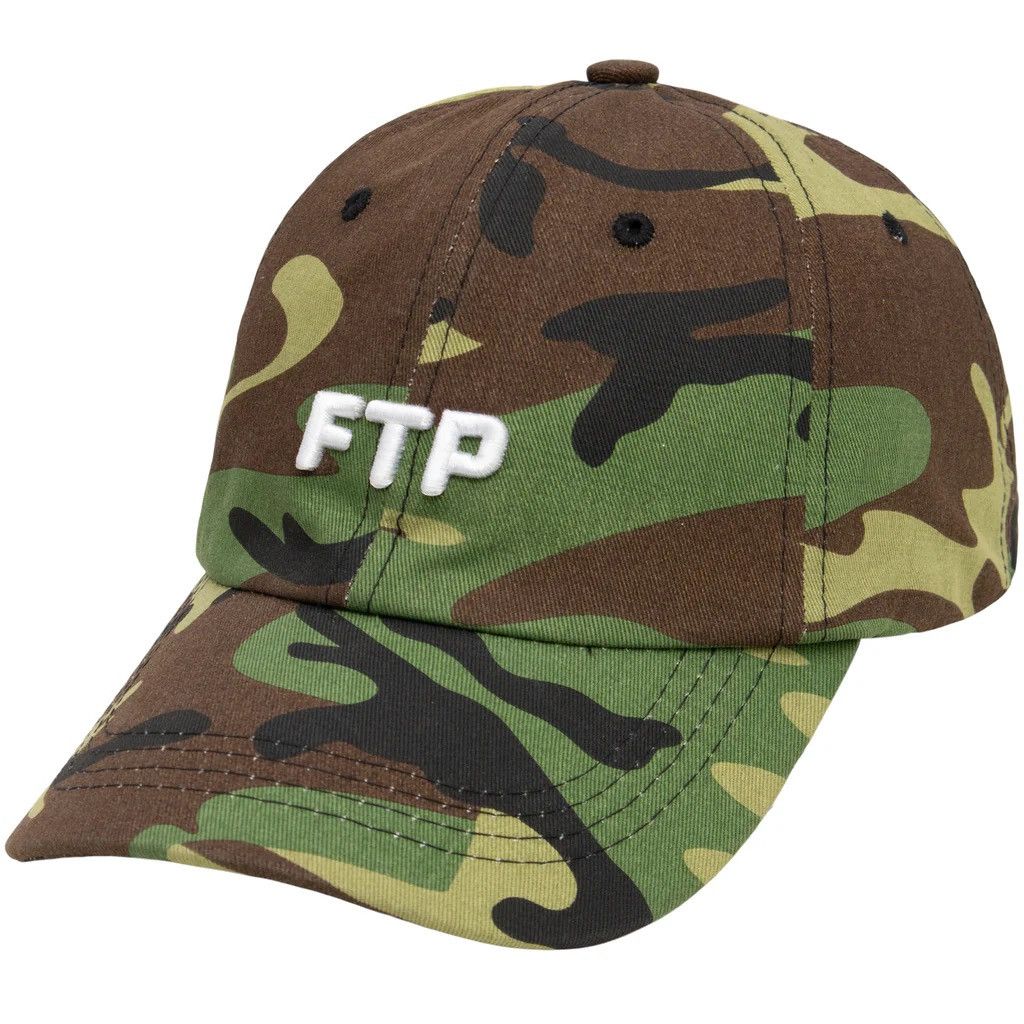 Fuck The Population FTP 6 Panel Hat Woodland Camo NEW Size ONE SIZE - 4 Thumbnail