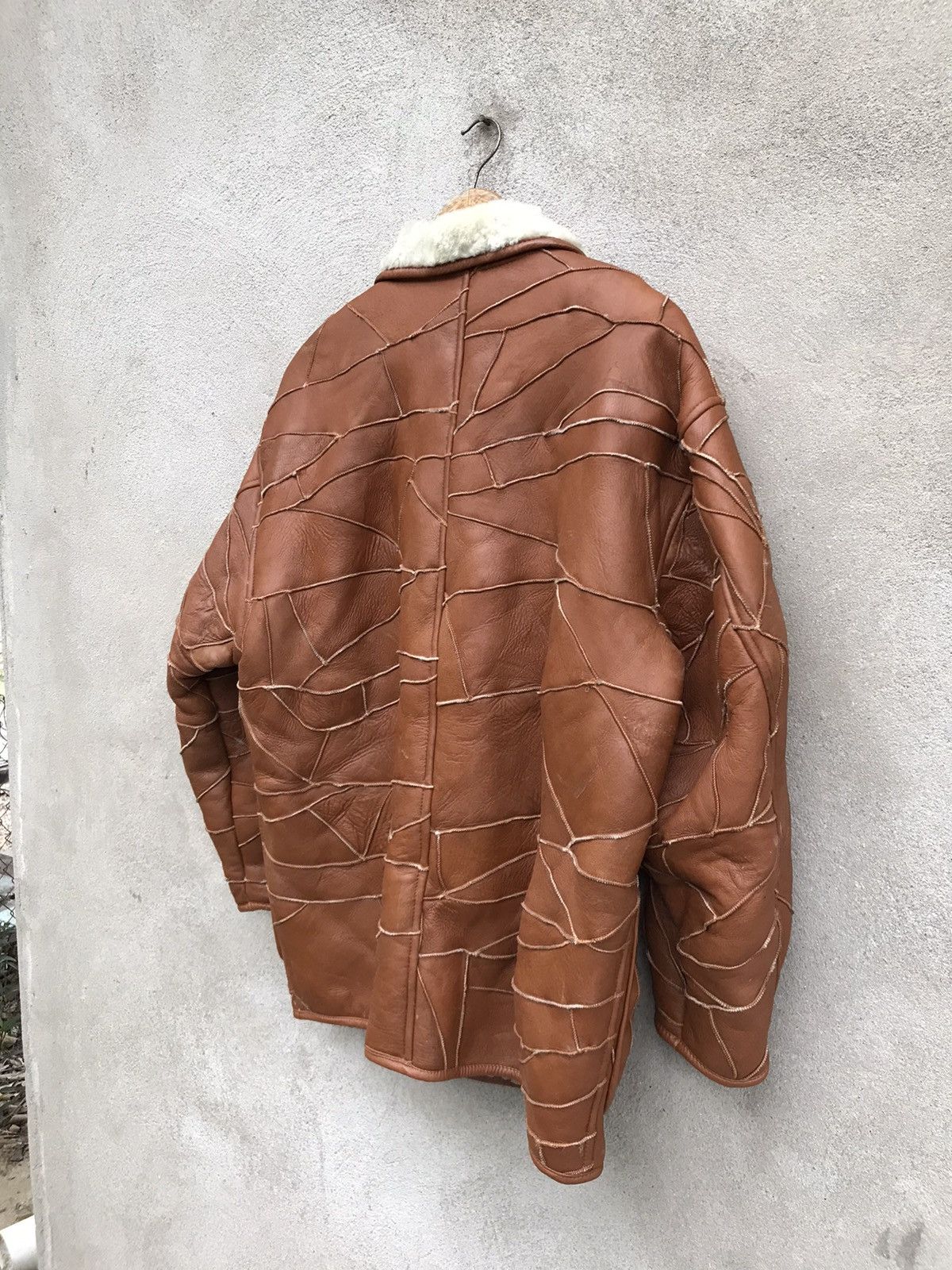Genuine Leather GENUINE LEATHER FUR SHERPA JACKET Size US L / EU 52-54 / 3 - 10 Thumbnail