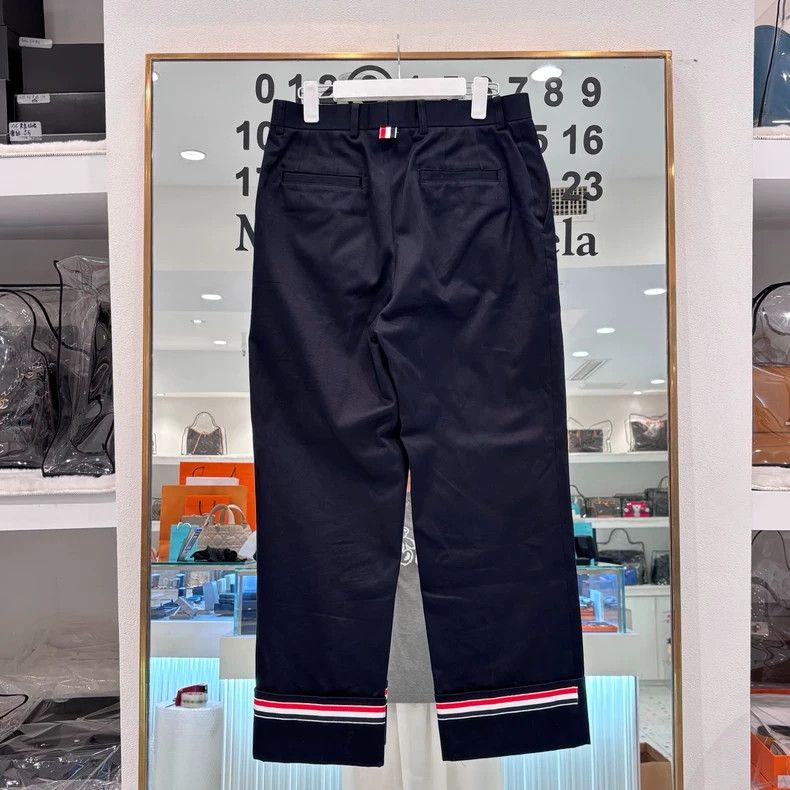 Thom Browne Thom Browne Blue and green striped nine-leg pants Size US 38 / EU 54 - 2 Thumbnail