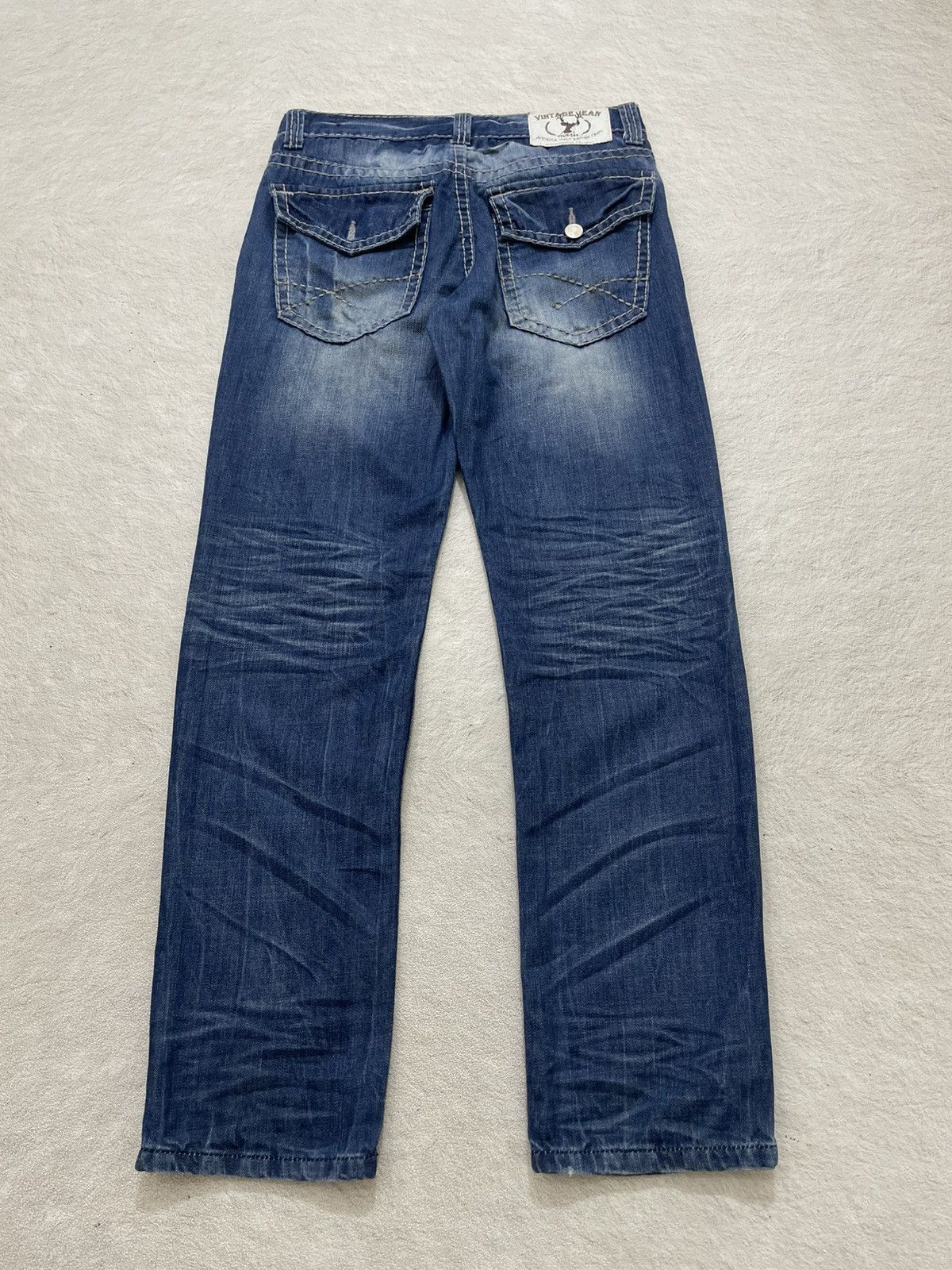 Hysteric Glamour 2000s Maru Fading Denim Washed Acne Ifsix LGB Japan Number Size US 32 / EU 48 - 7 Thumbnail