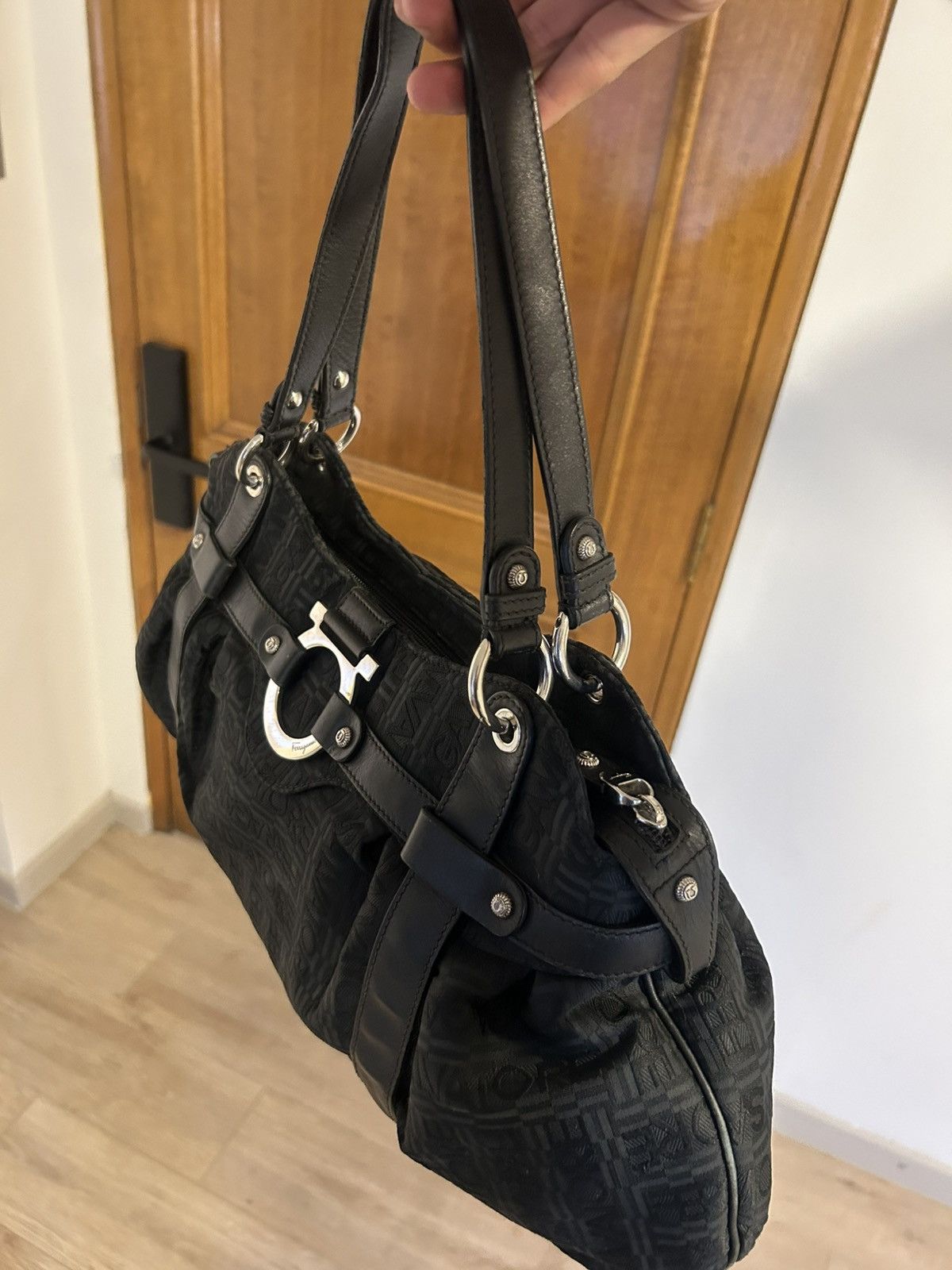 Salvatore Ferragamo Salvatore Ferragamo Bolso de Lino Size ONE SIZE - 8 Thumbnail