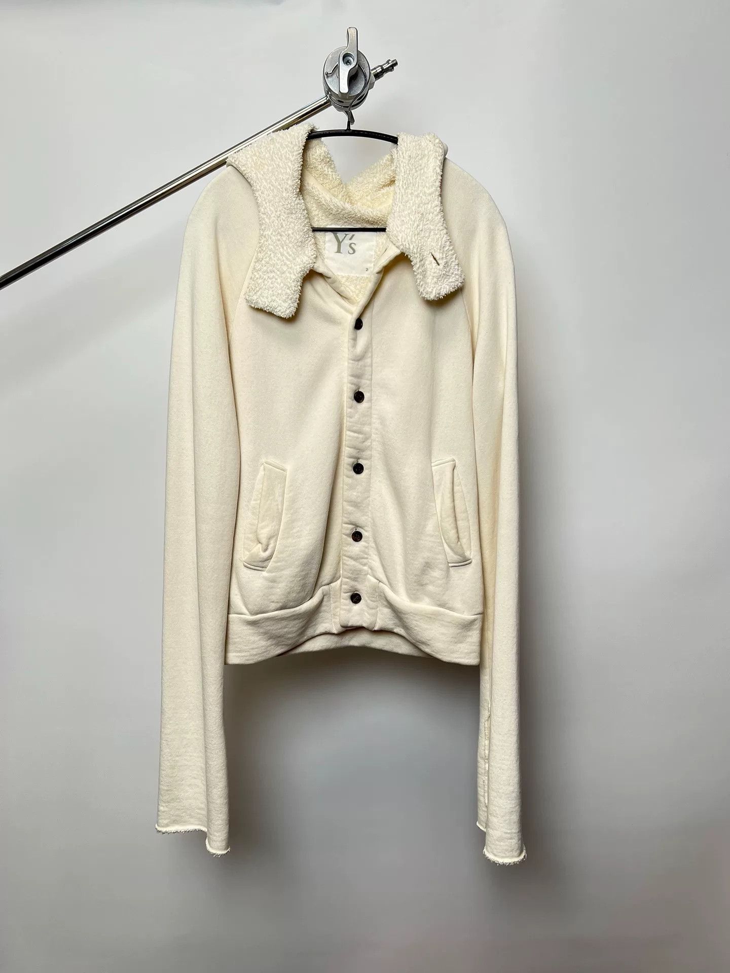 Yohji Yamamoto Yohji Yamamoto Long Sleeve Fleece Hoodie Size US M / EU 48-50 / 2 - 1 Thumbnail