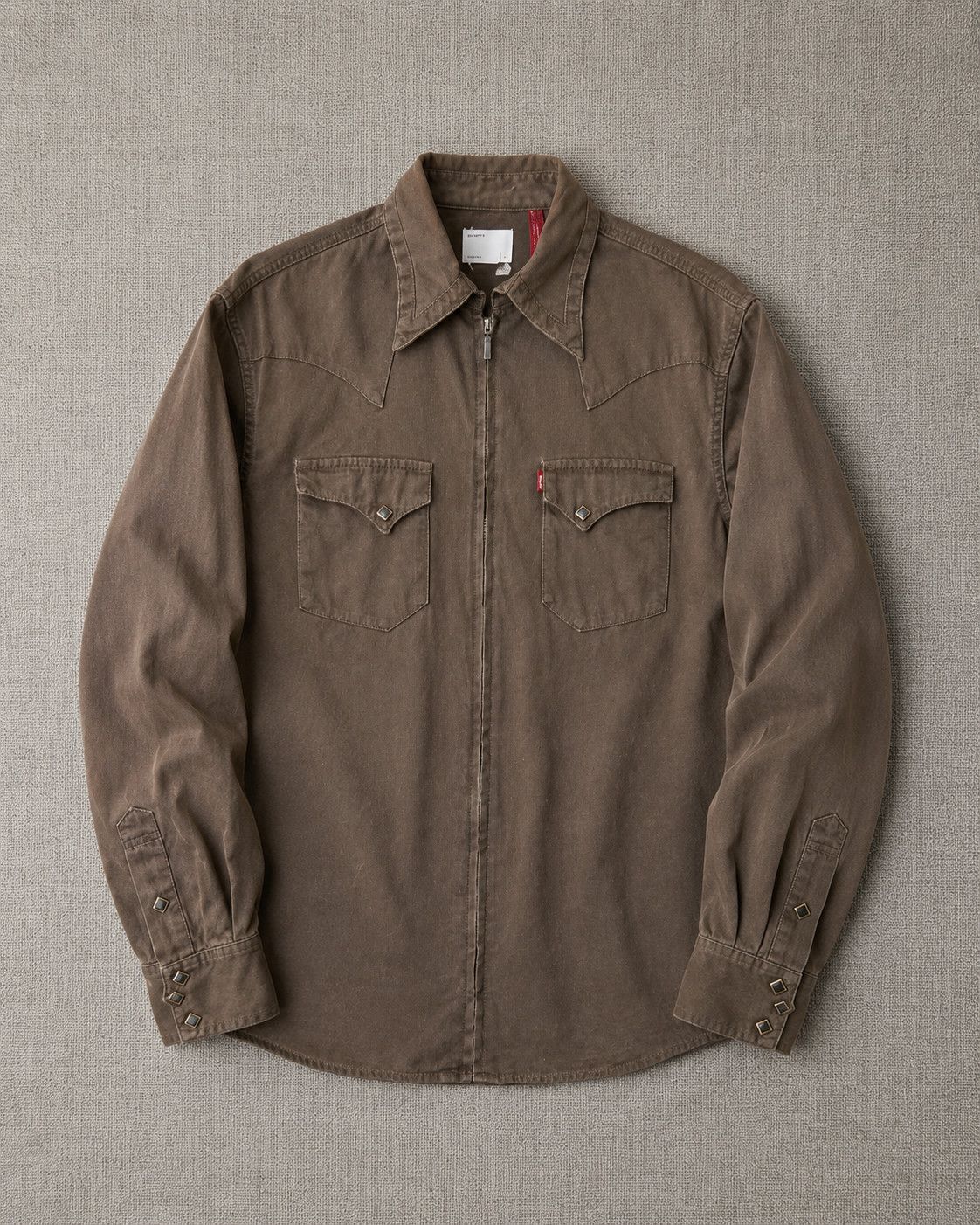 Levi's Levi’s Redloop Zip Overshirt, Size L, 100% Cotton, Genuine Size US L / EU 52-54 / 3 - 1 Thumbnail
